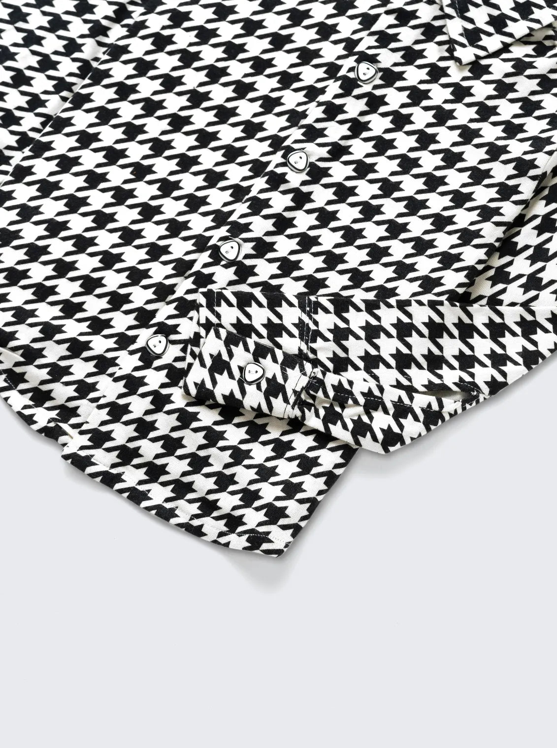 Girls Monochrome Houndstooth Comfy Co-ord Set