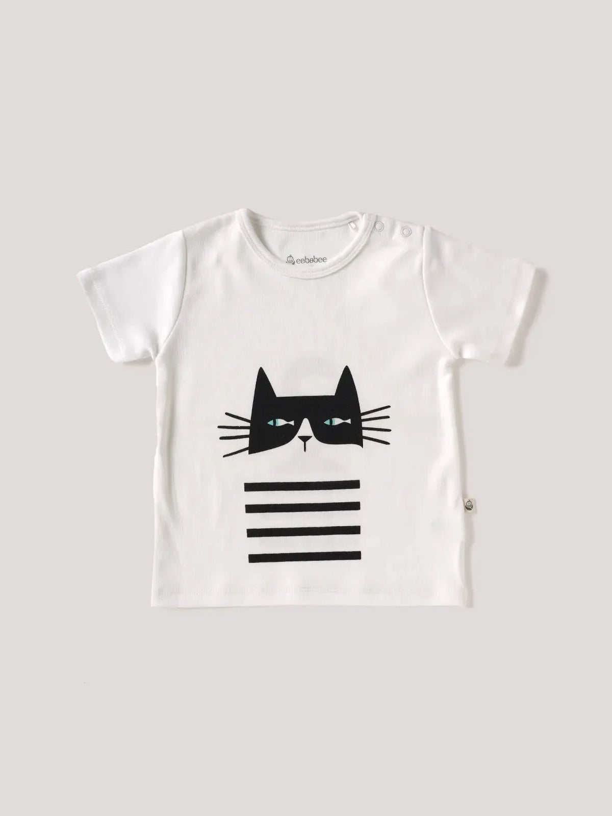 Cat Graphic Tee & Navy Layer Set – 3-Piece Outfit for Boys