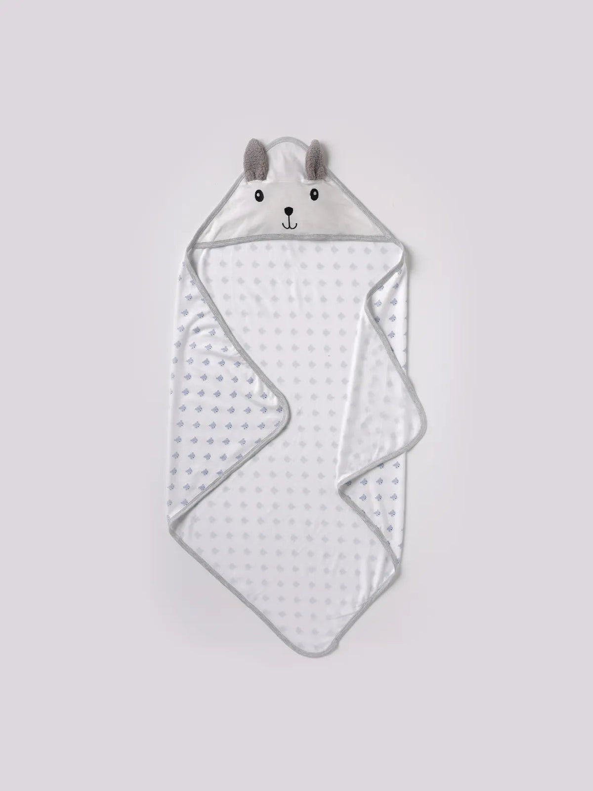 BLUE BEAR HOODED TOWEL