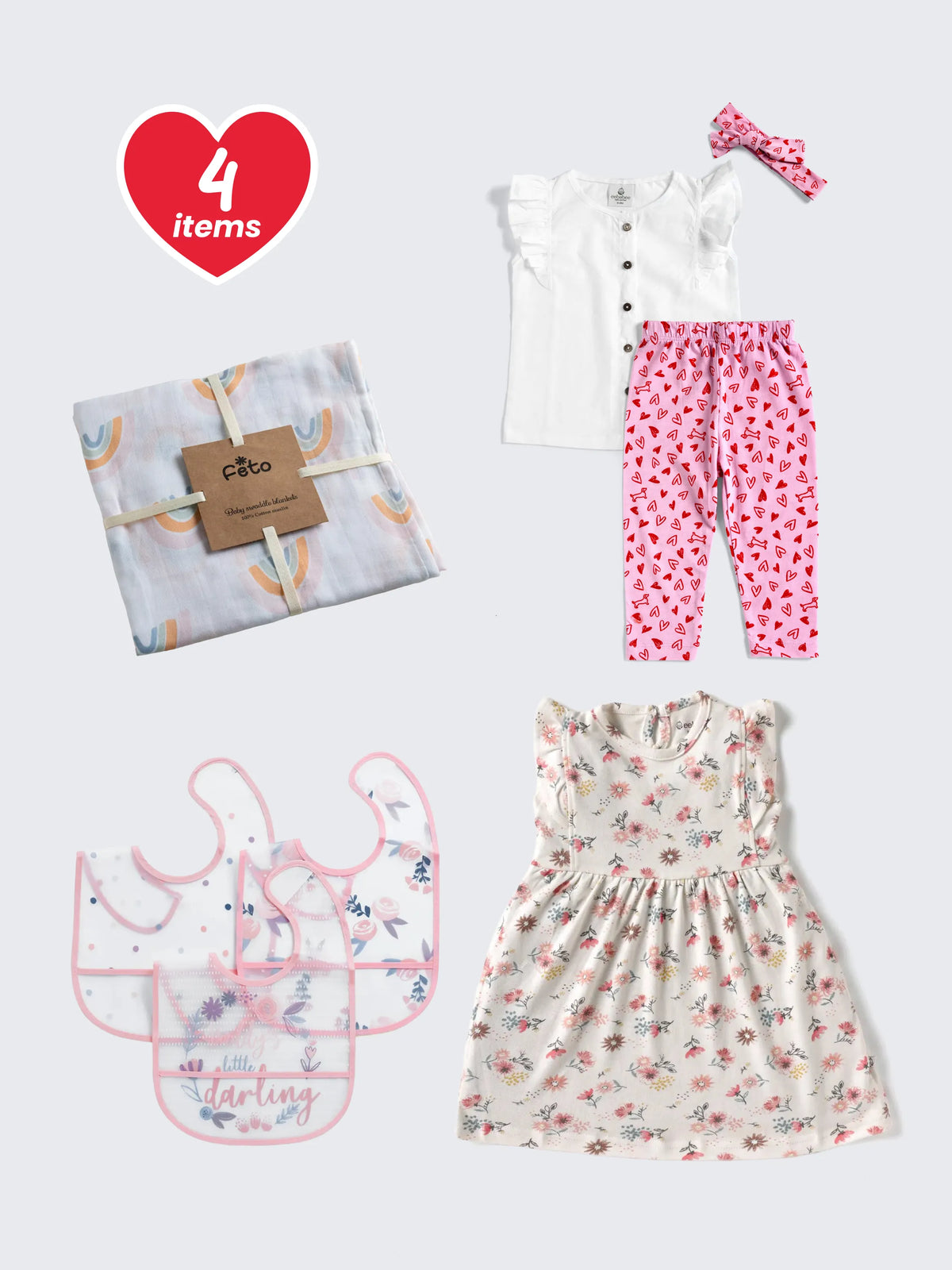 Darling Days Baby Girl Bundle – 4 Essential Picks