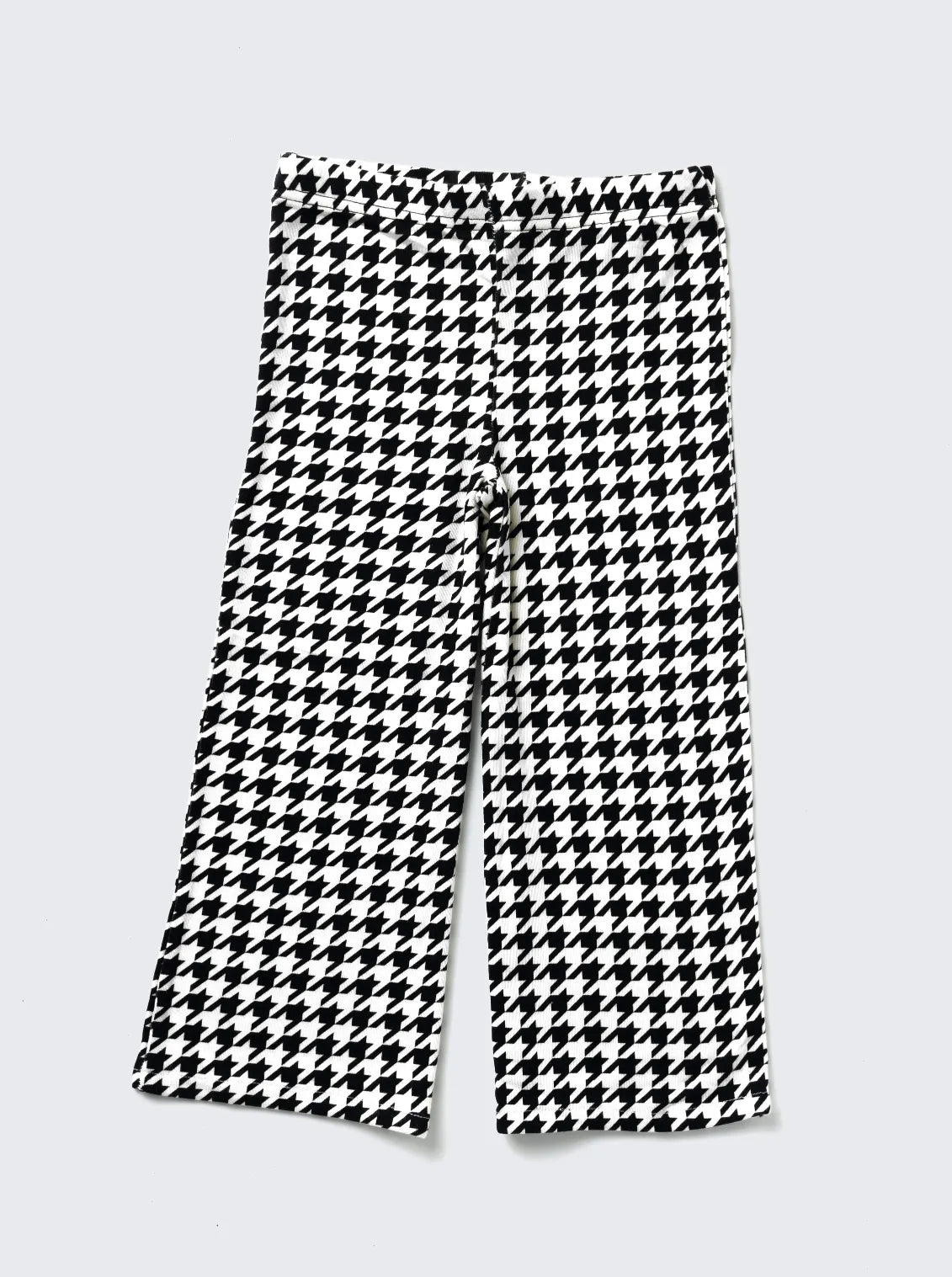 Girls Monochrome Houndstooth Comfy Co-ord Set