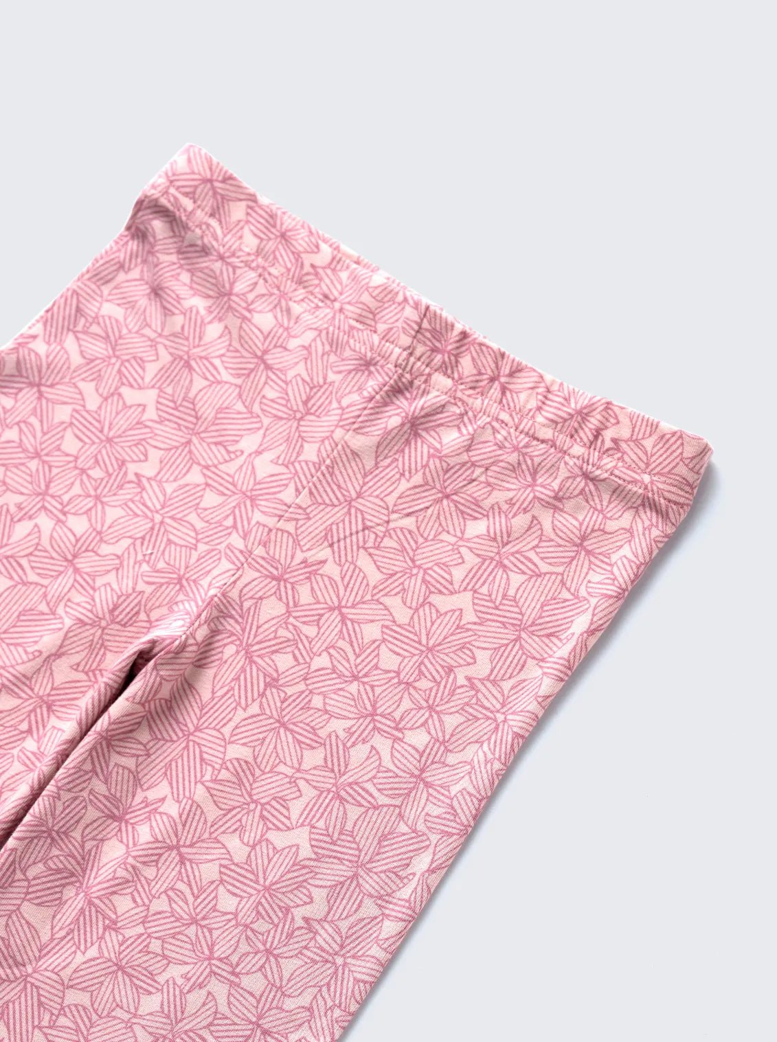 Pink Petal Printed Comfy Co-ord Set for Girls