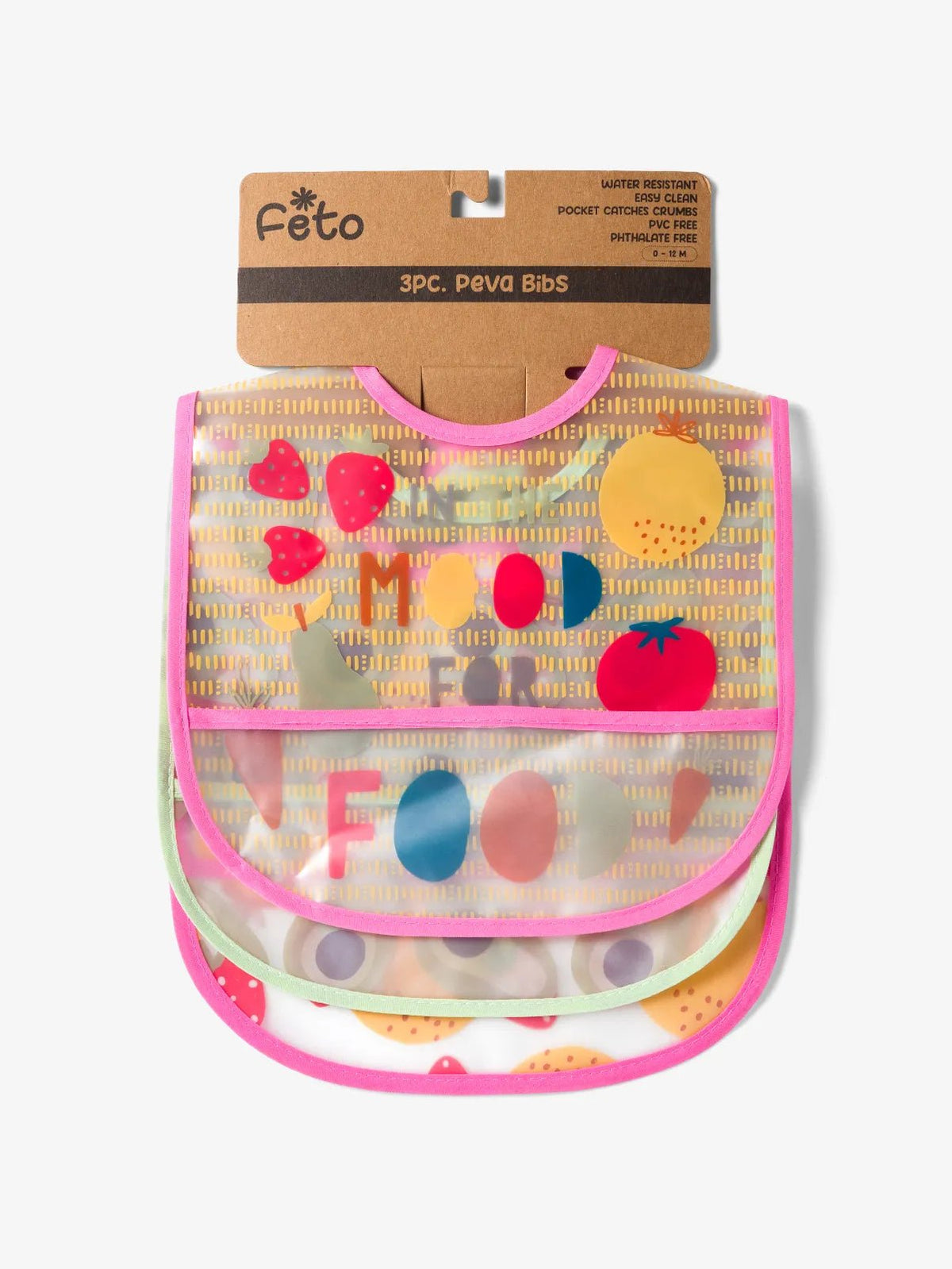 Pink & grey Baby bibs combo for baby boys & girls
