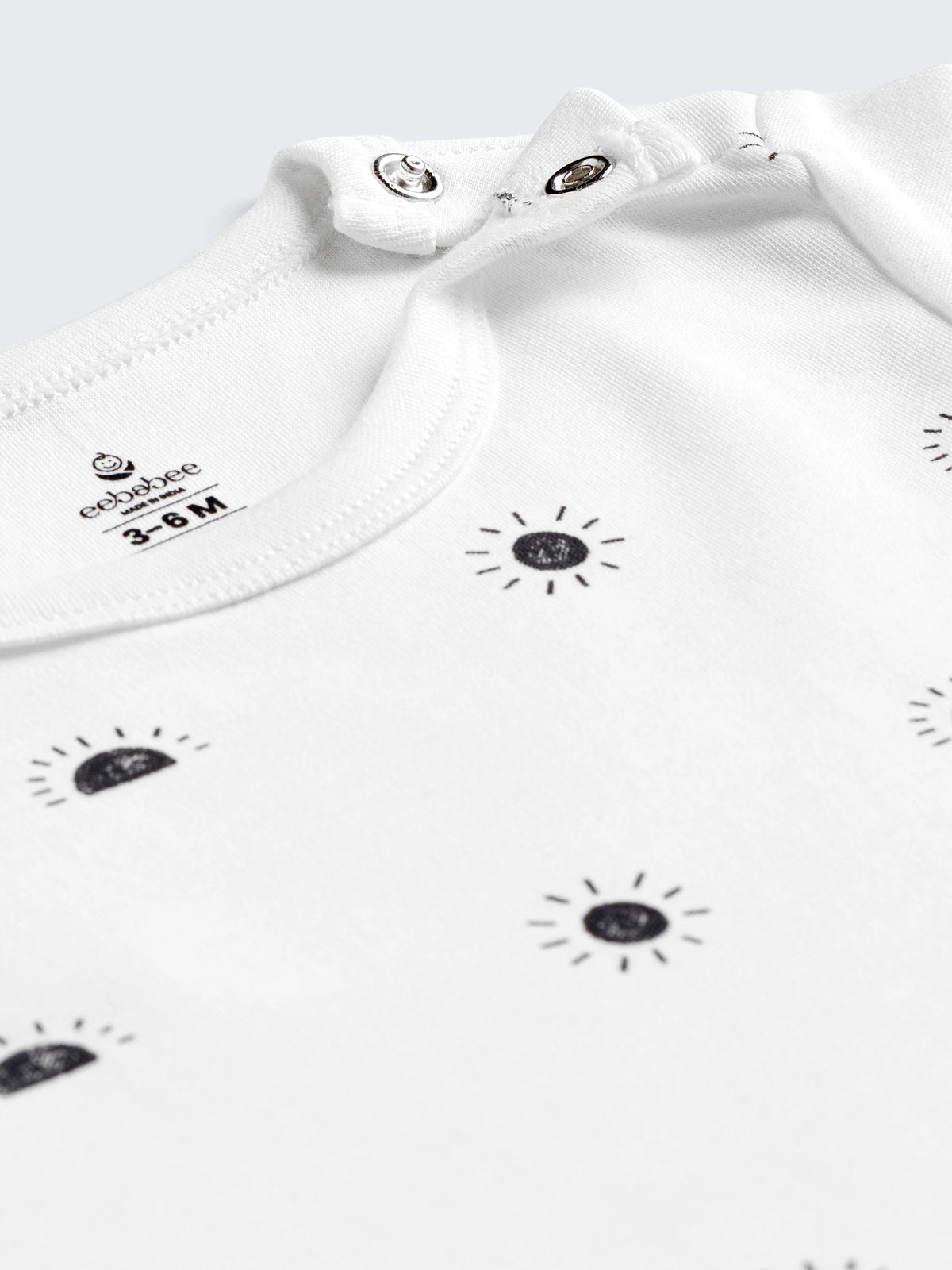 Newborn Unisex Cotton Co-ord Set - Sunshine Print