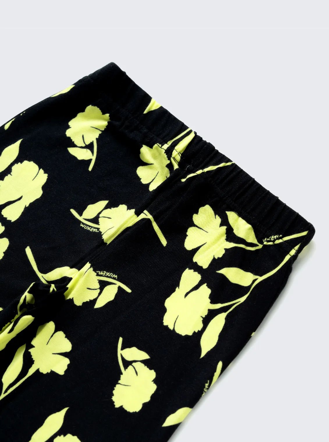 Girls Black & Neon Floral Co-ord Comfy Set