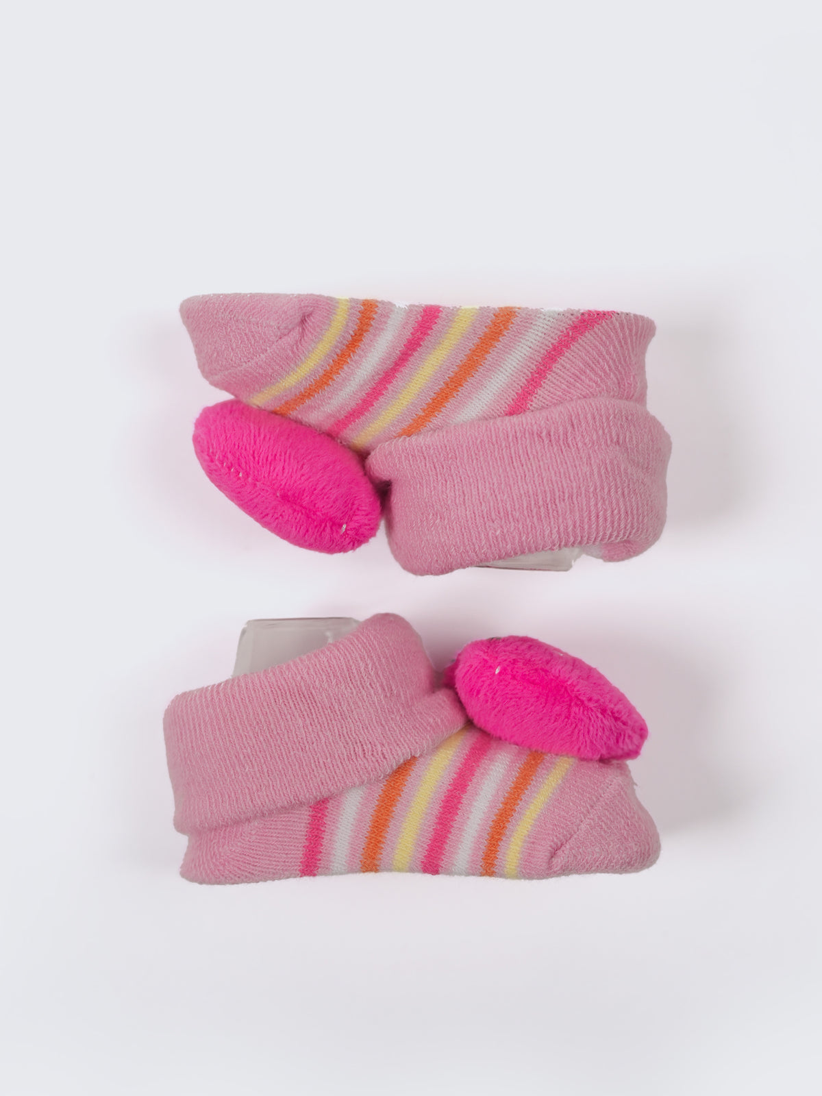Baby Plush Rattle Socks Strawberry & Cat Design