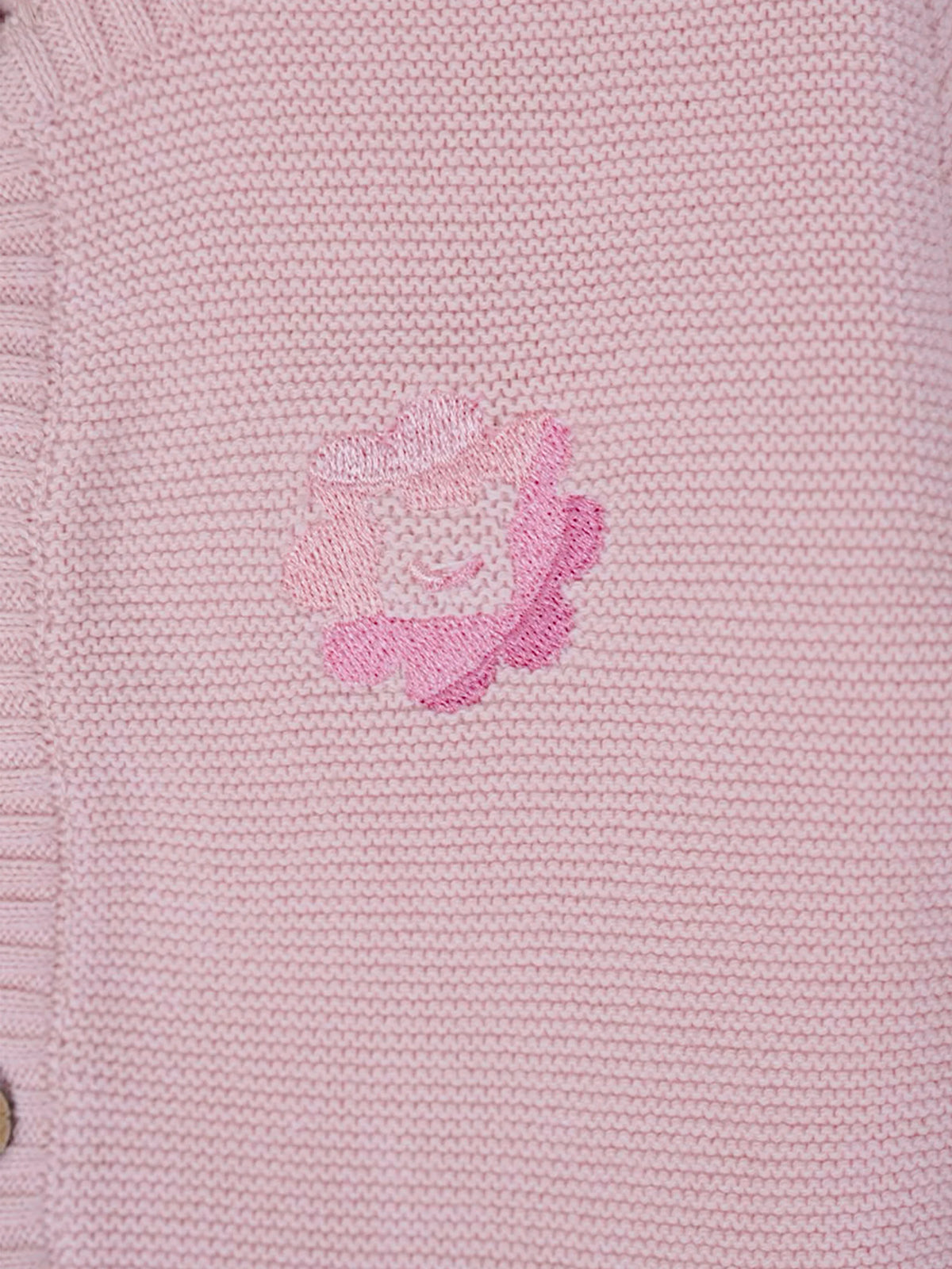 Baby Organic Cotton Knit Cardigan – Pink