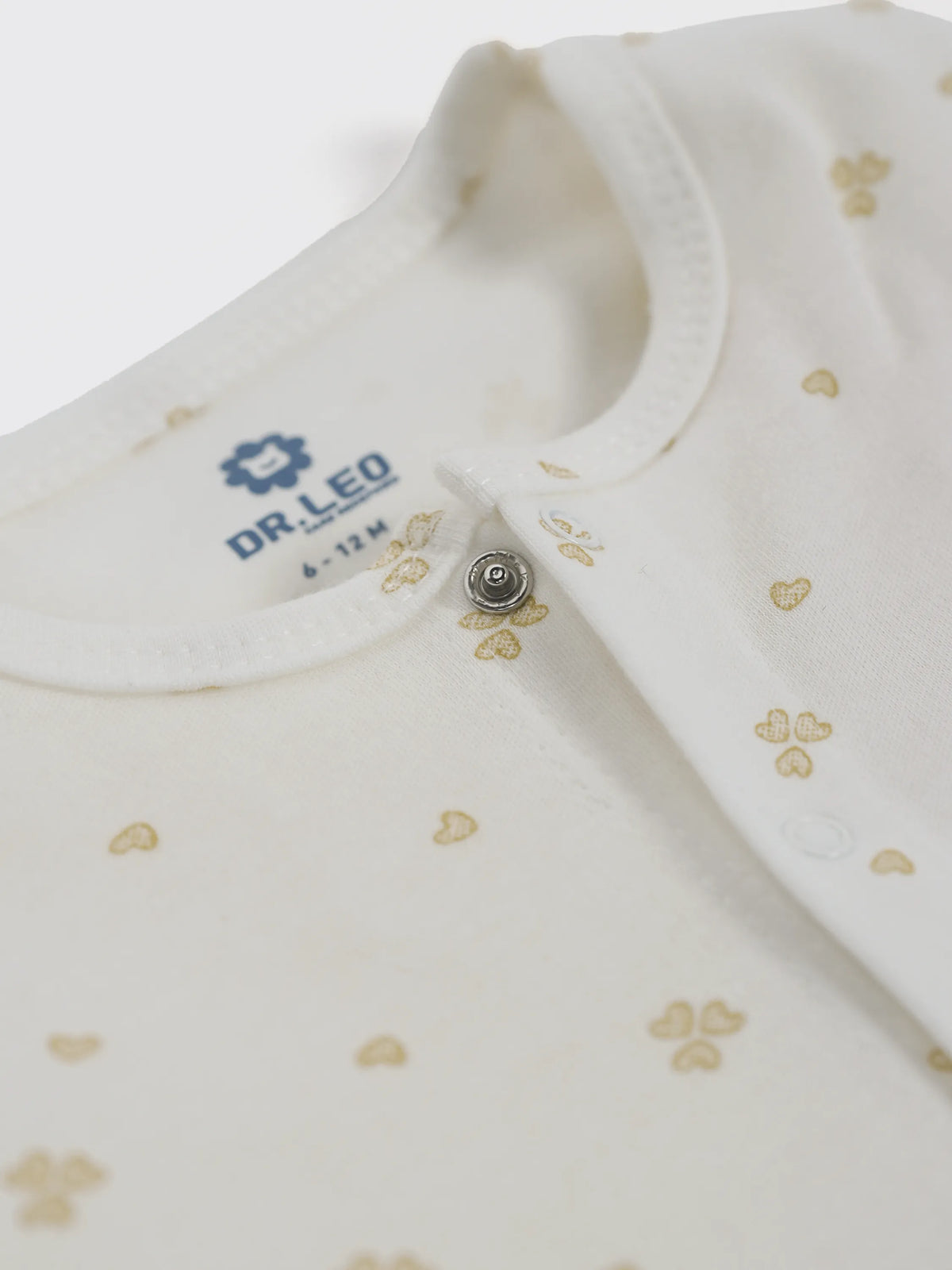 Baby Ivory Printed Footed Sleepsuit