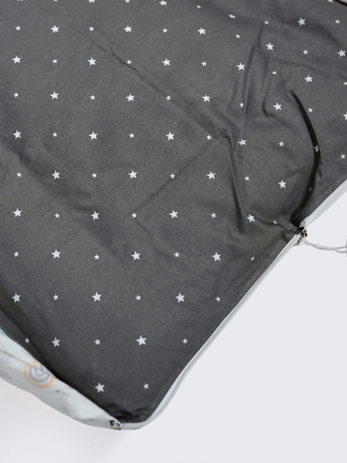 Royale Removable Bed Cradle Combo - Rainbow & Leaf