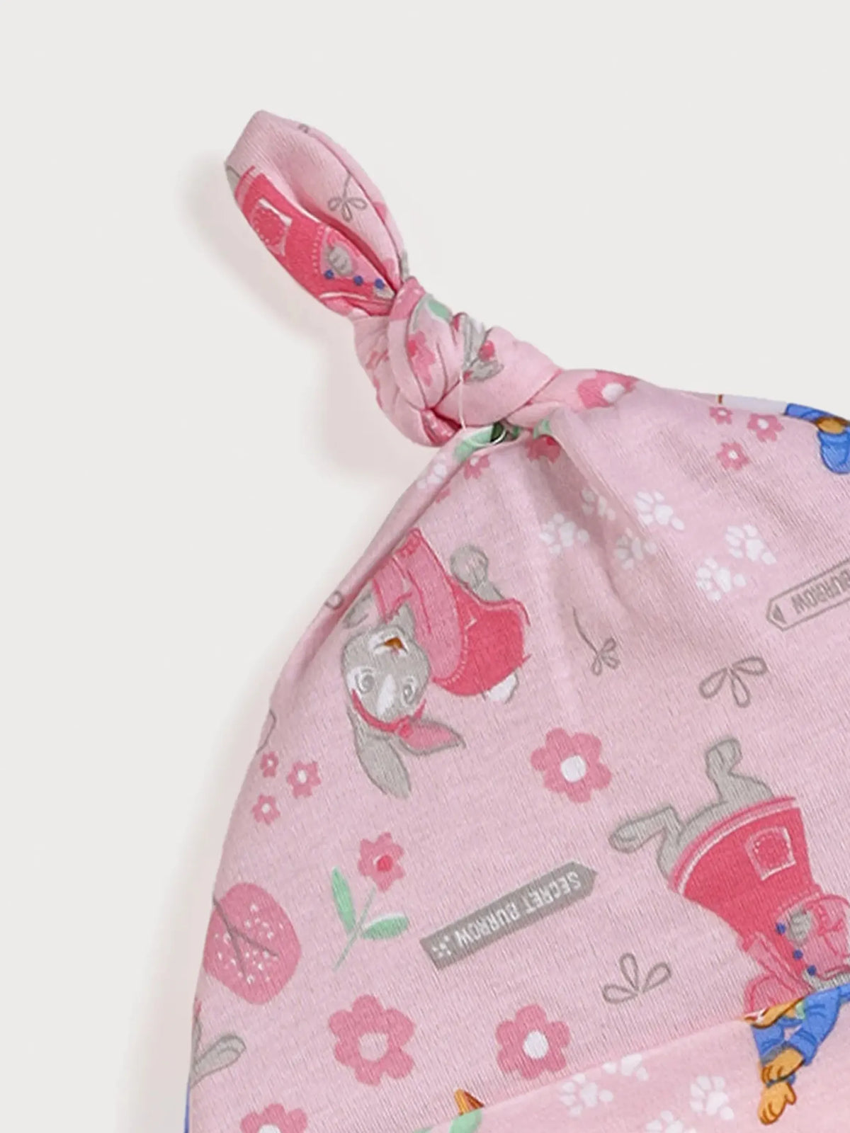 5 Pc Combo Baby & Kids Knot Caps 3-6 Months
