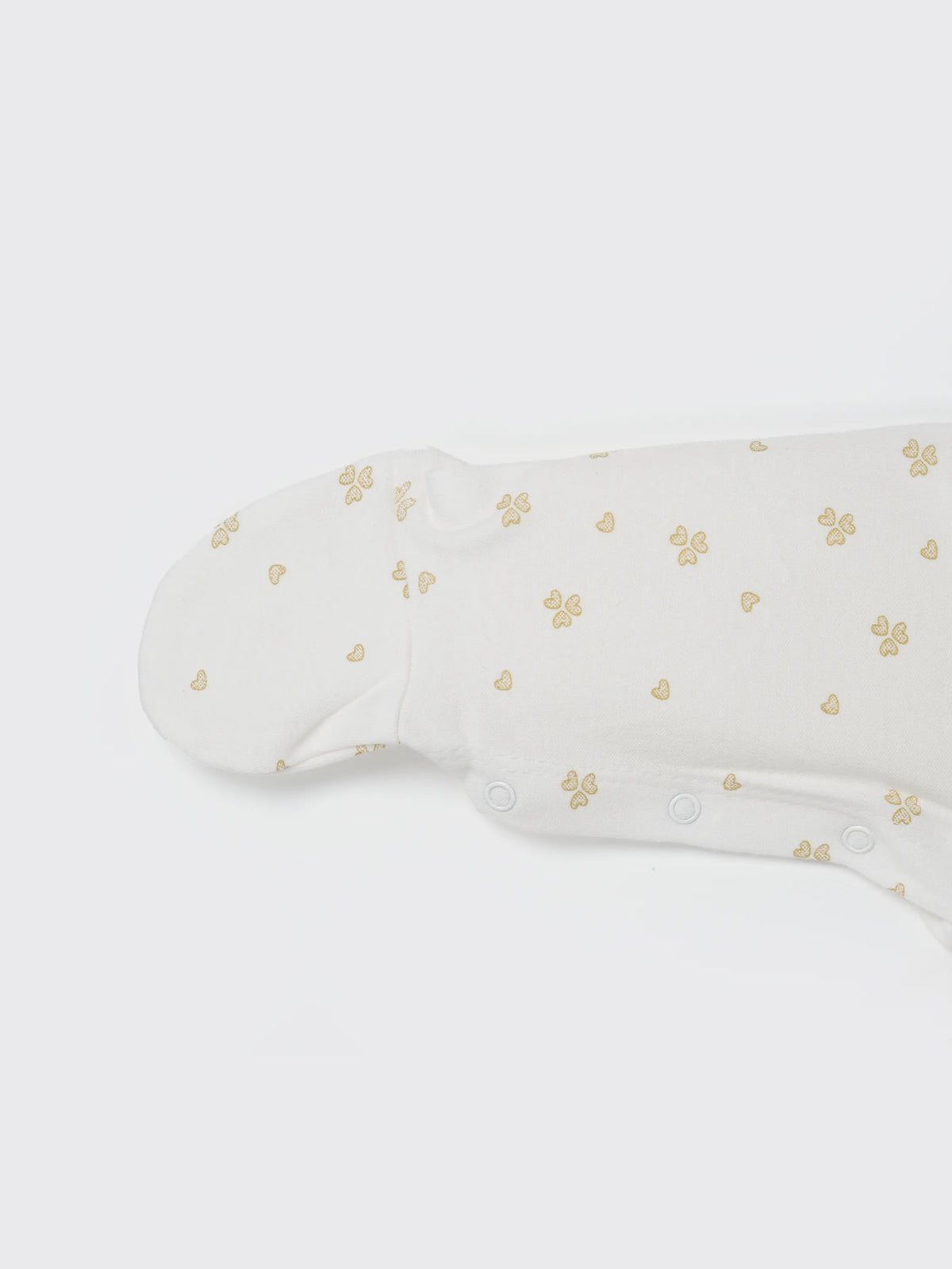 Baby Ivory Printed Footed Sleepsuit