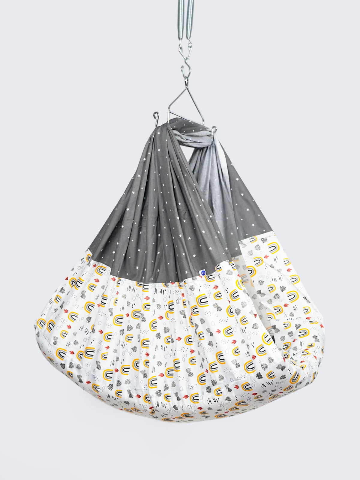 Royale Removable Bed Cradle Combo - Rainbow & Leaf