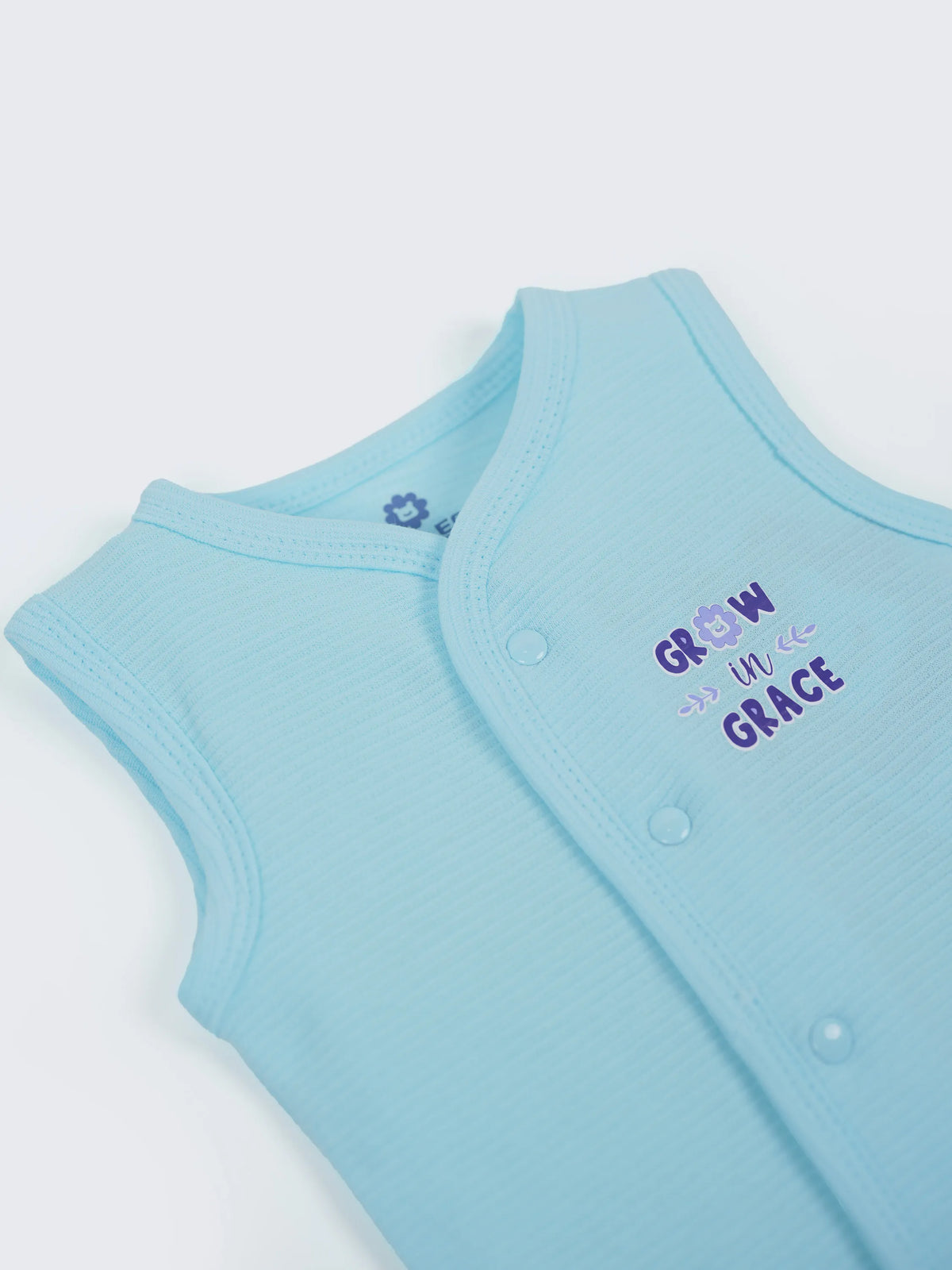 Baby Sleeveless Jabla & Shorts Set - Blue