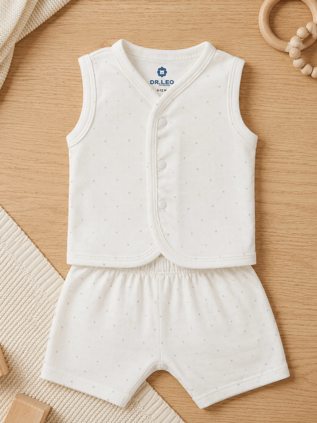 Baby Sleeveless Jabla & Shorts Set - Printed