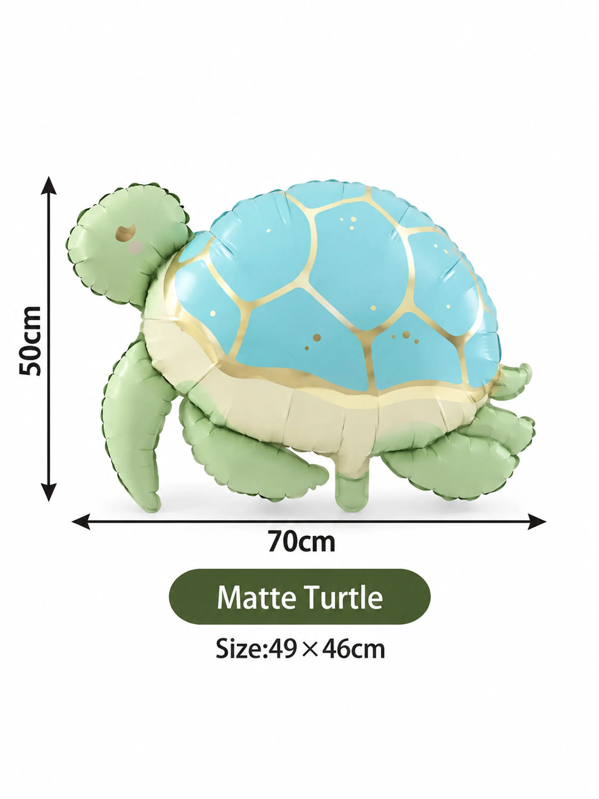 Ocean Theme Foil Balloon Set – 10 Pcs, Sea Animals