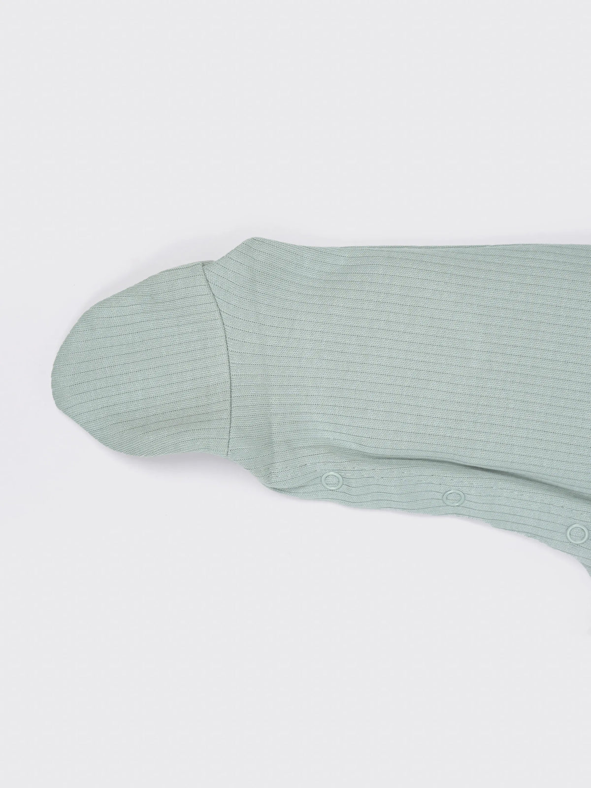 Unisex Baby Solid Sleepsuit Green