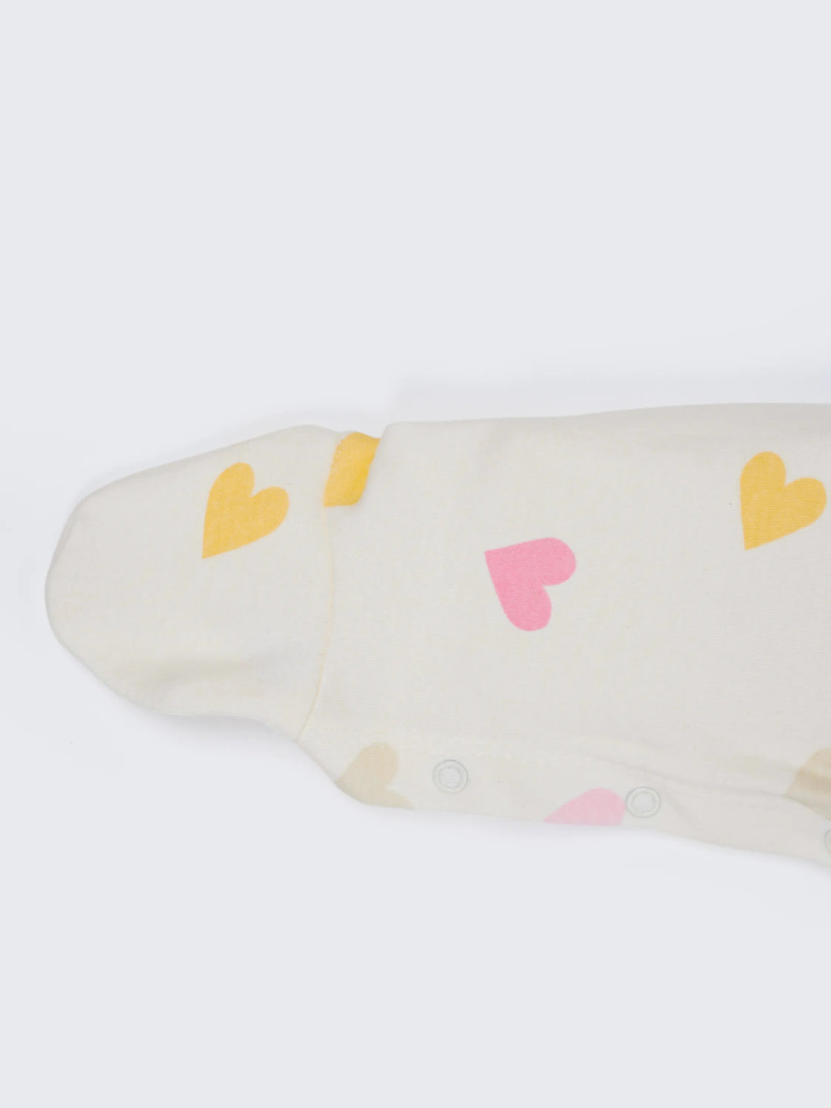 Unisex Baby Heart Print Sleepsuit