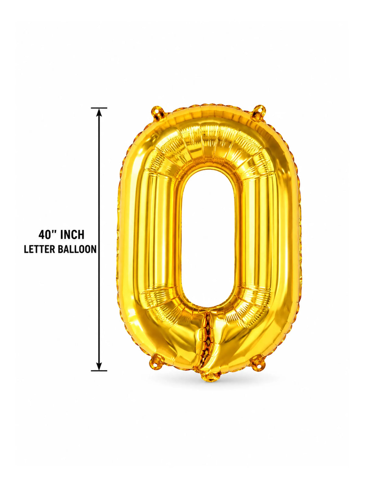 "Oh Baby" Foil Balloon Decoration Set – Gold (12 Pcs)