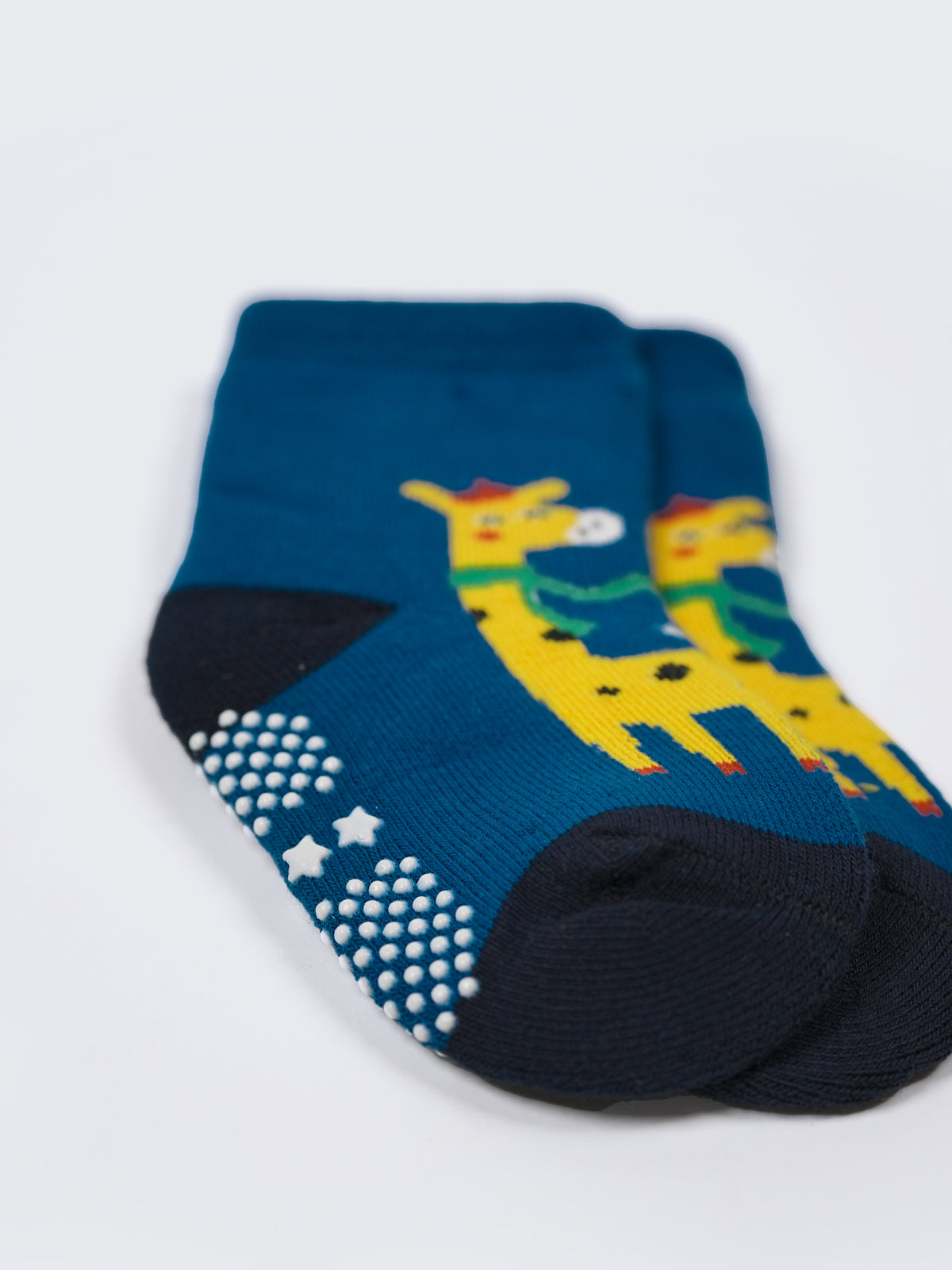 Kids Anti-Slip Cotton Crew Socks – 2 Pack