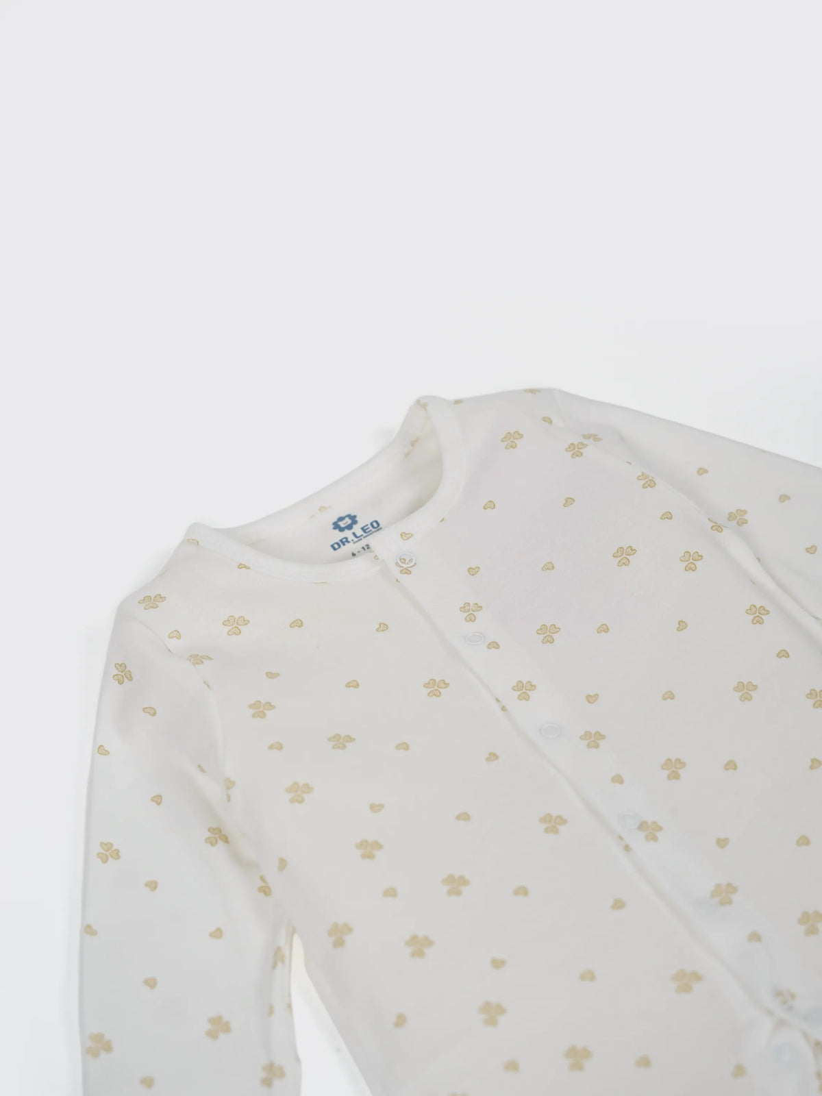 Baby Ivory Printed Footed Sleepsuit