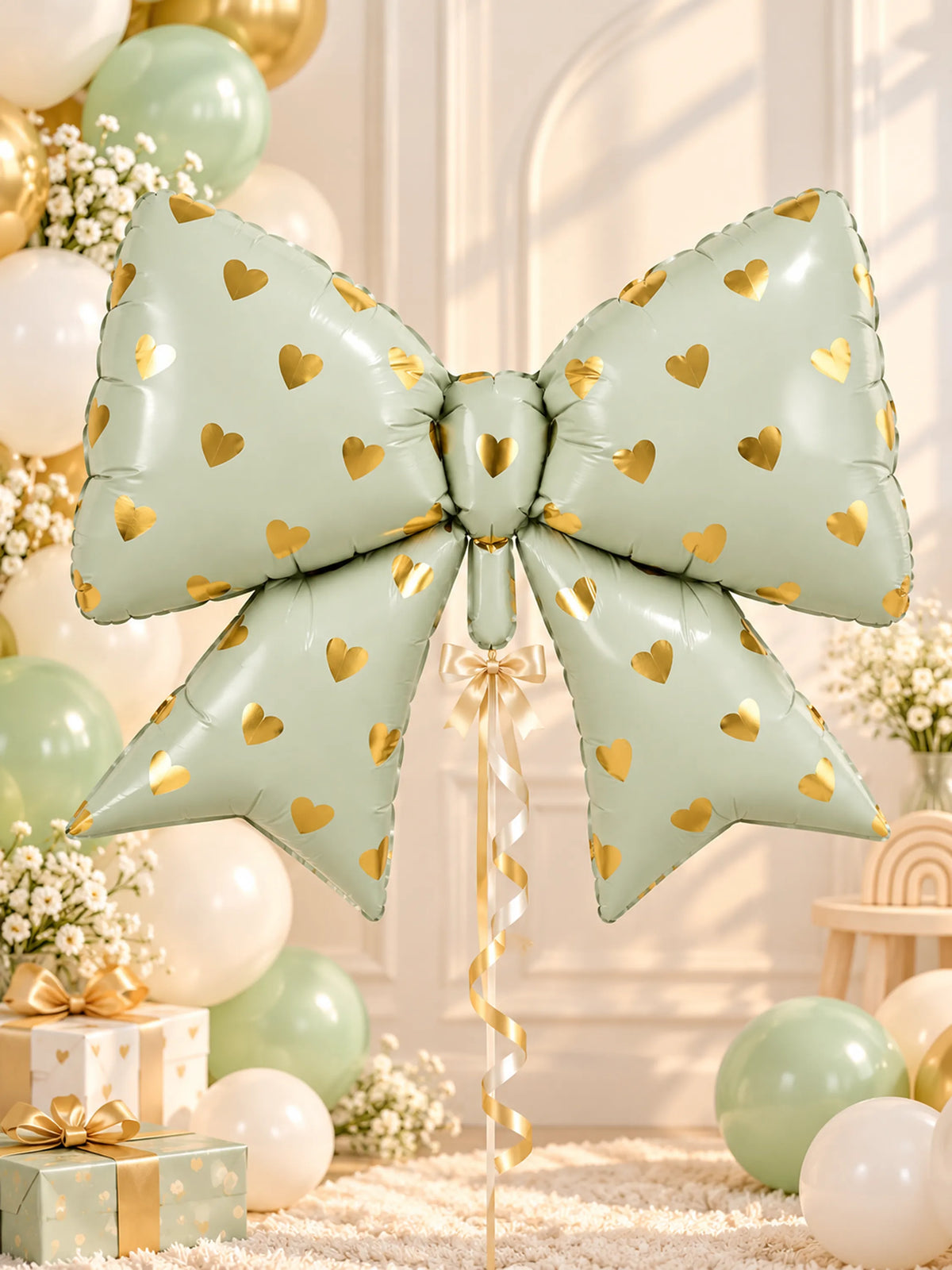 Bow Foil Balloon Mylar Party Decor 1-Piece