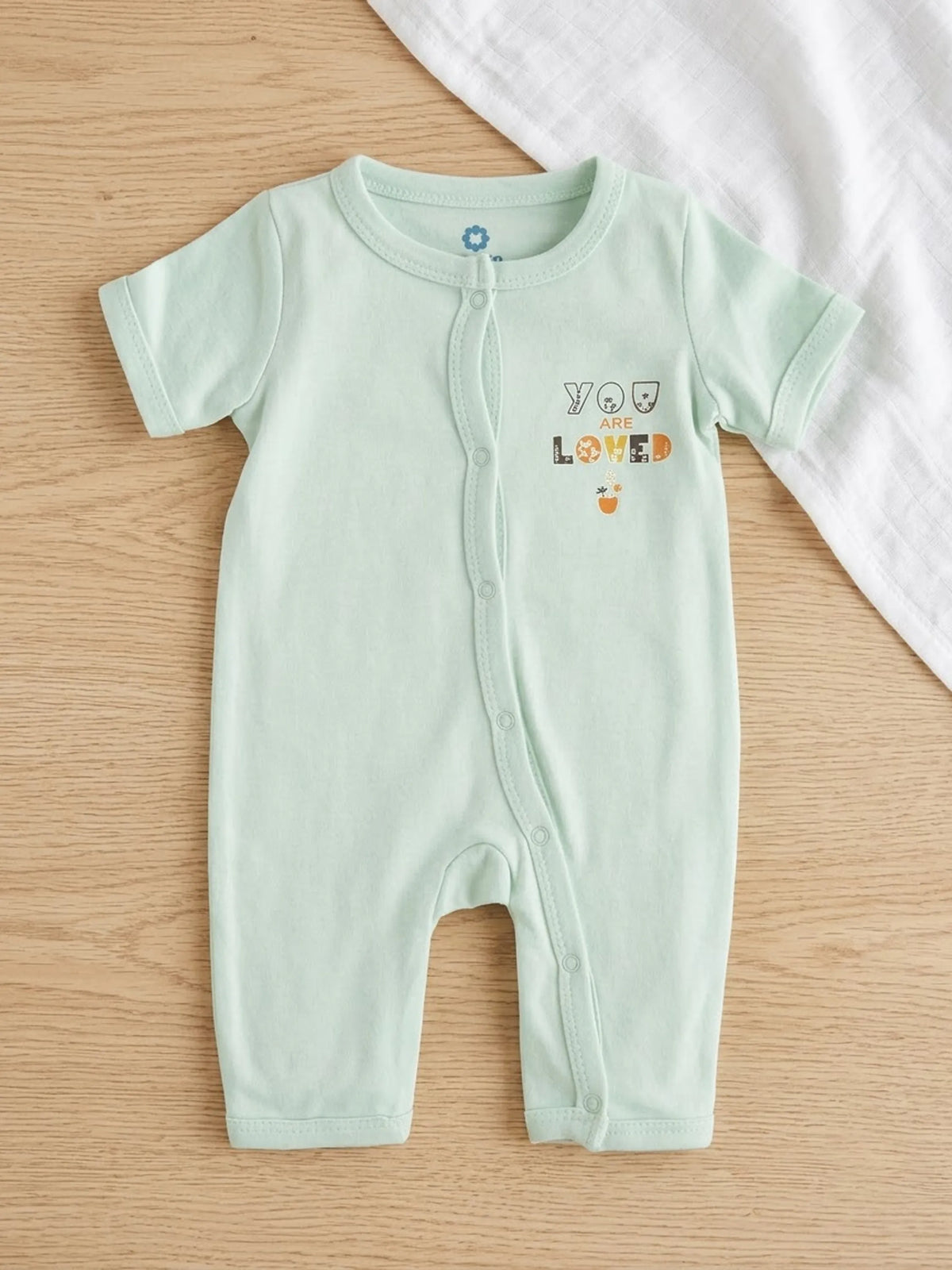 Unisex Baby Solid Jumpsuit