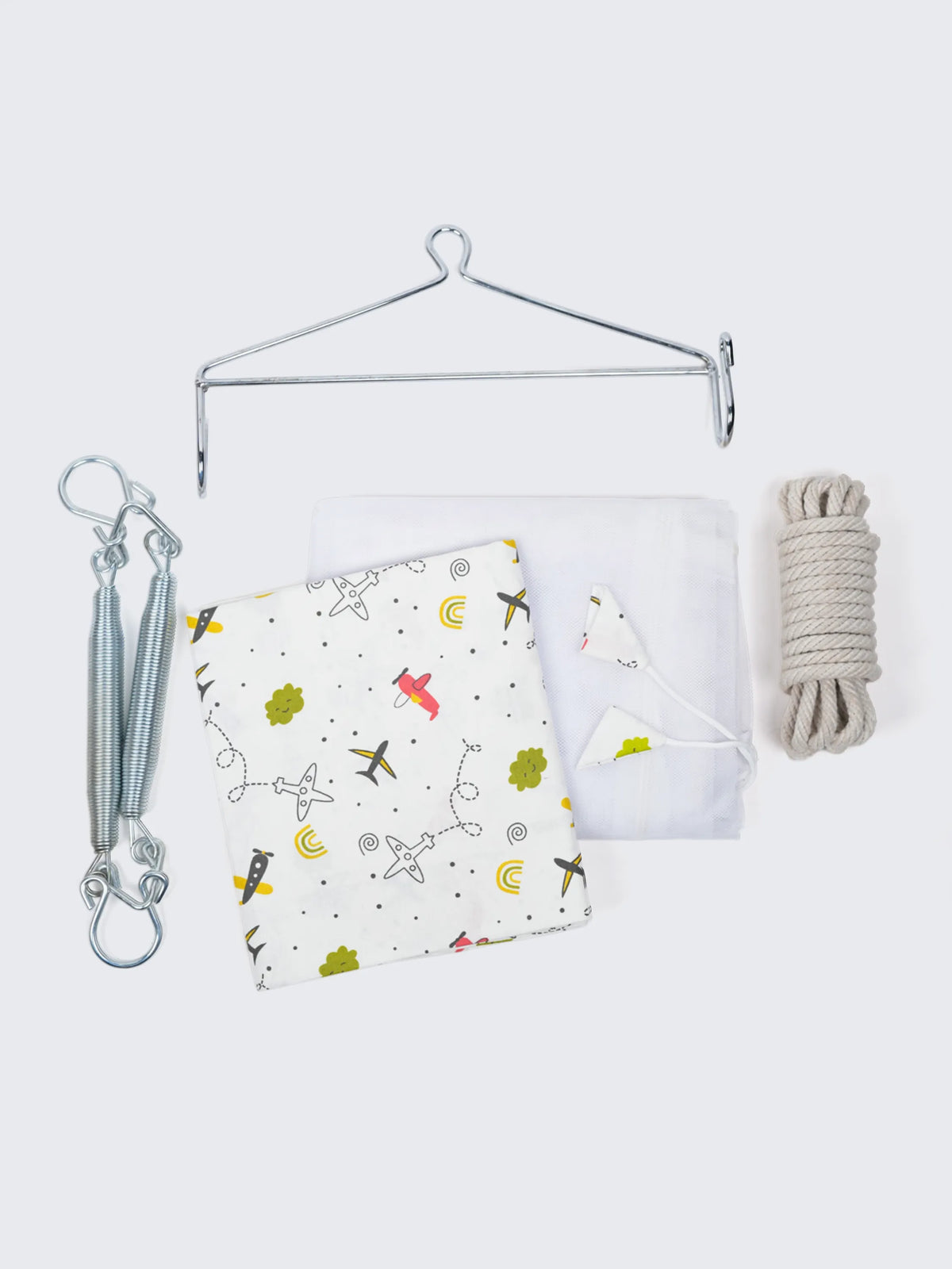 Brenza 5-in-1 Baby Cradle Combo Set - Airplane Print
