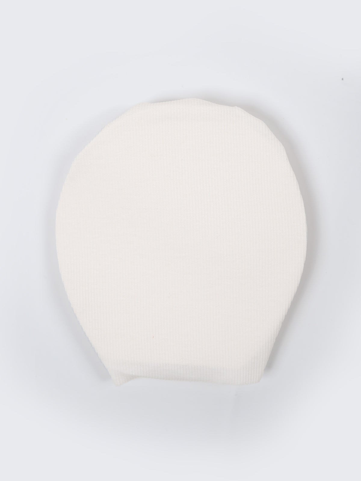 Baby Girls Turban Headwrap – White & Beige
