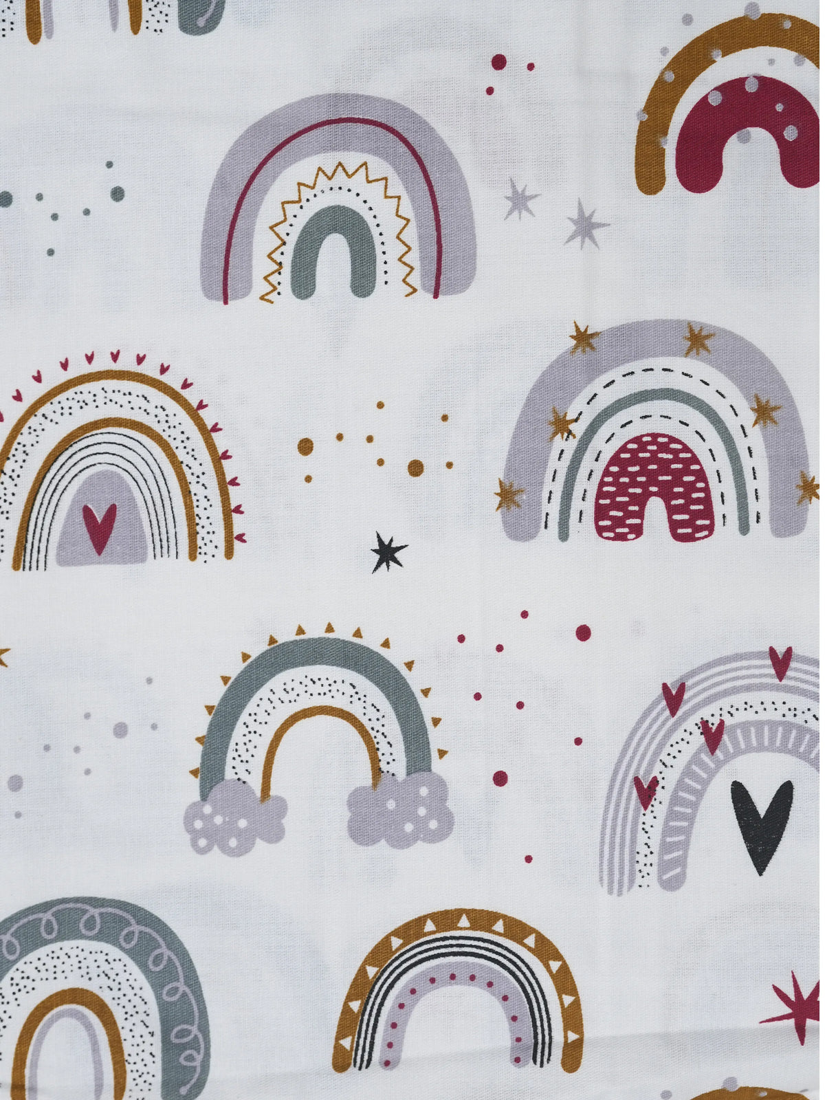 TSG Mix & Match Cotton Baby Thottil/Jhula/Cradle - Rainbow Polka Dot