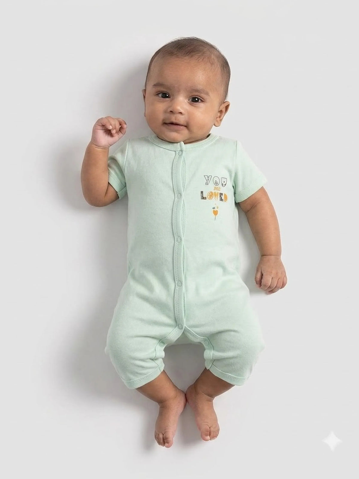 Unisex Baby Solid Jumpsuit