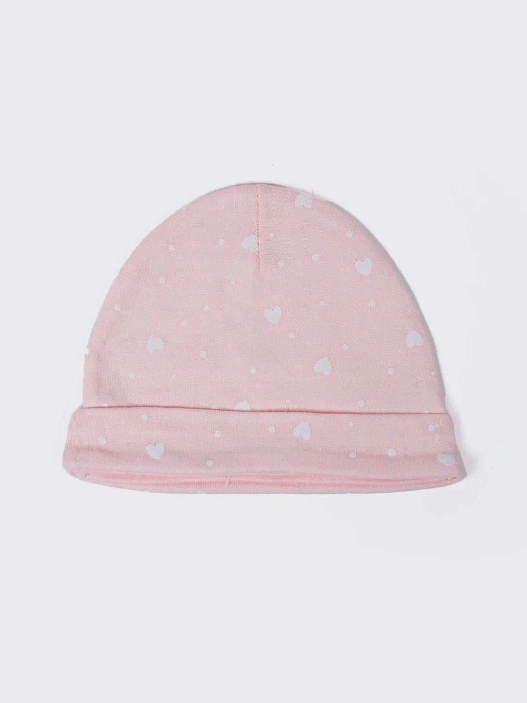 Baby Cotton Cap 3 Pack - Pink & Prints