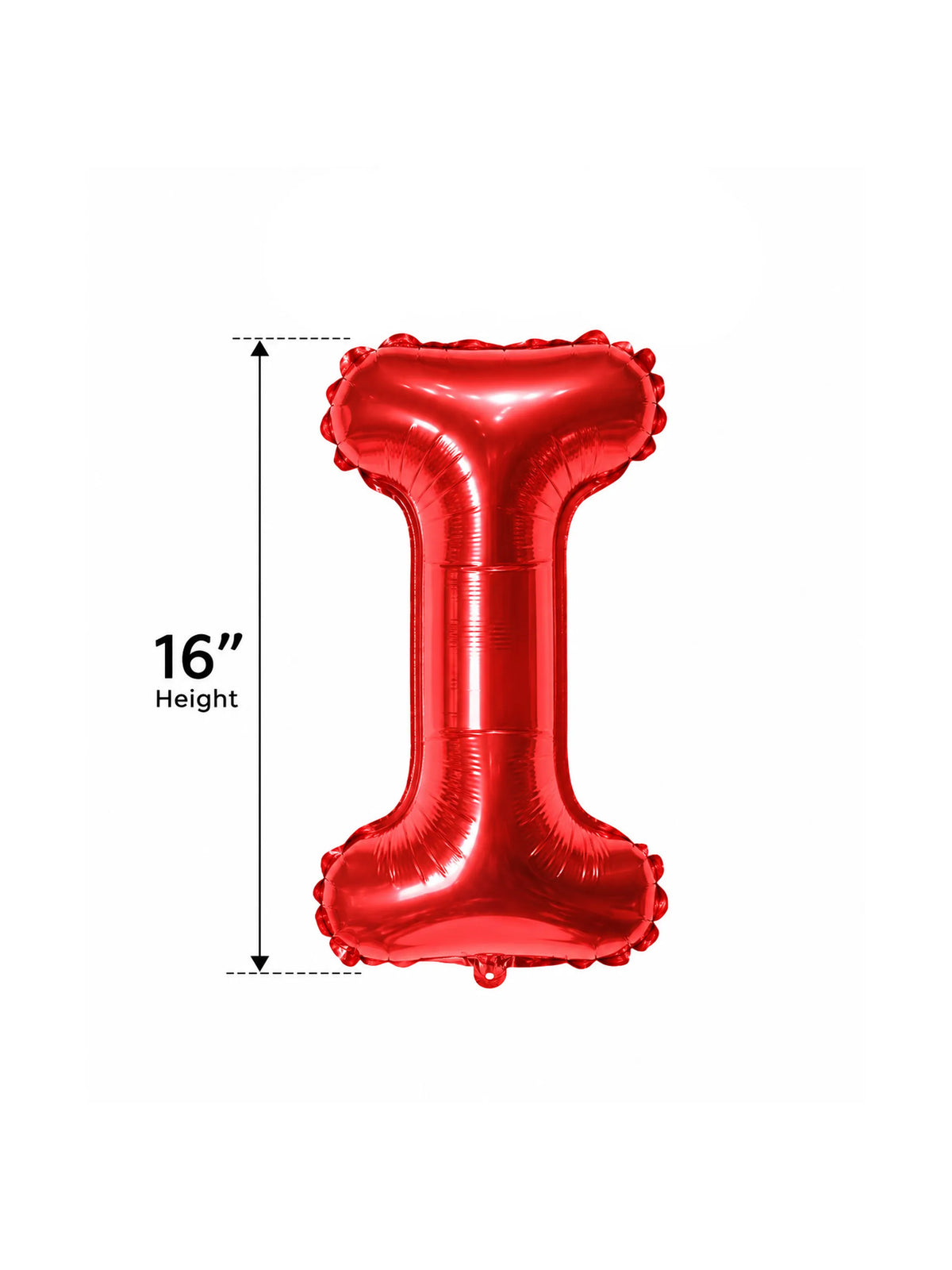 Red “I Love You” Foil Letter Balloon Set
