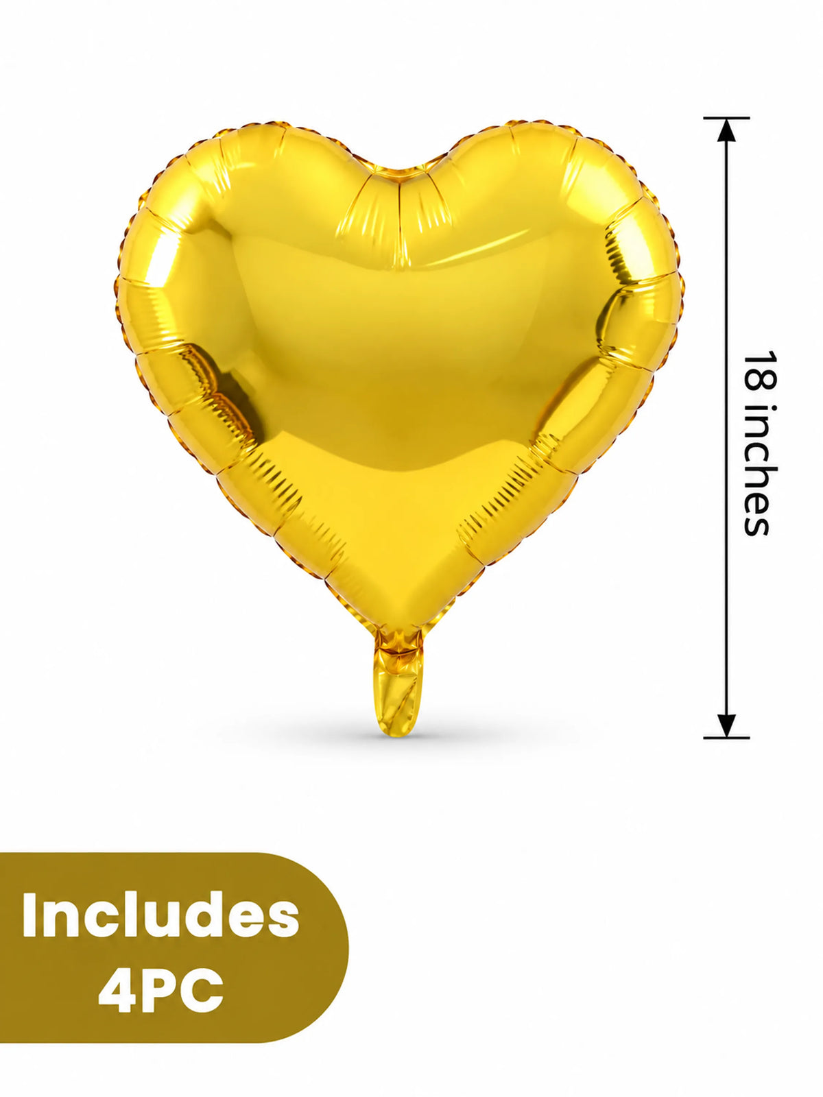 "Oh Baby" Foil Balloon Decoration Set – Gold (12 Pcs)