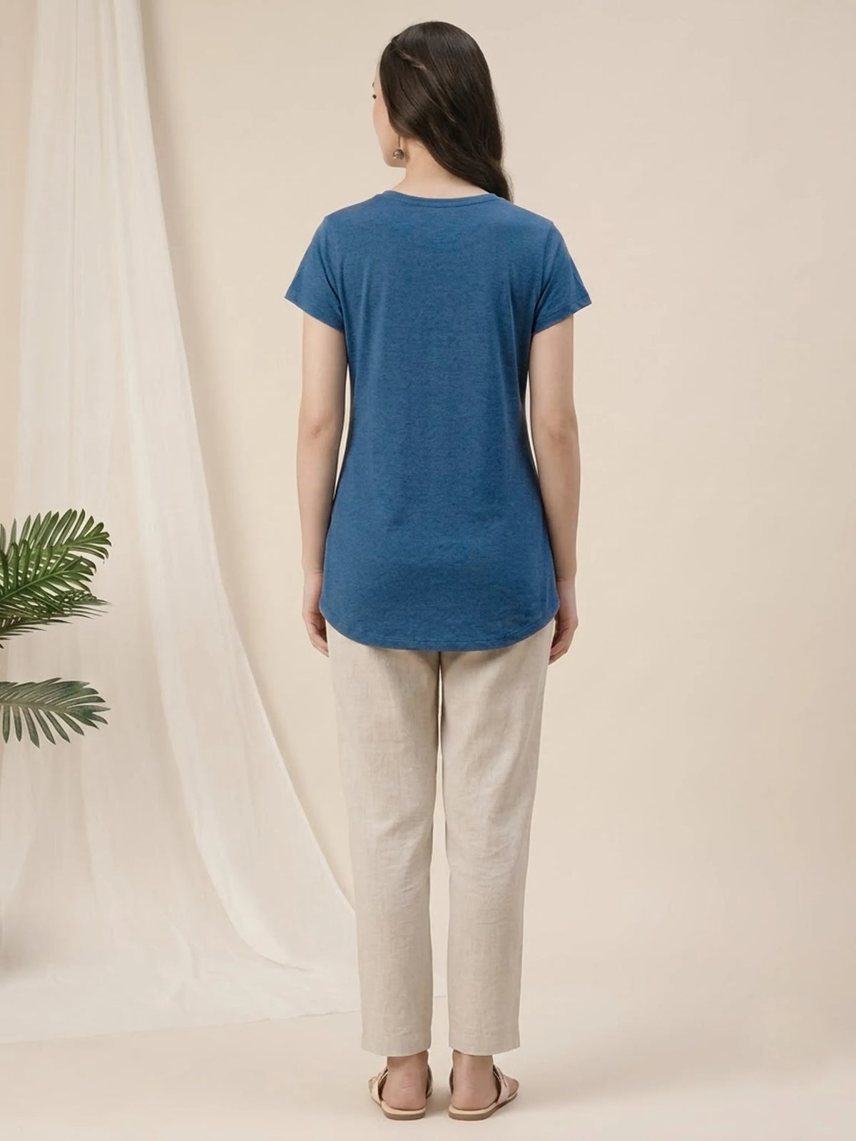 Maternity & Nursing T-Shirt – Blue