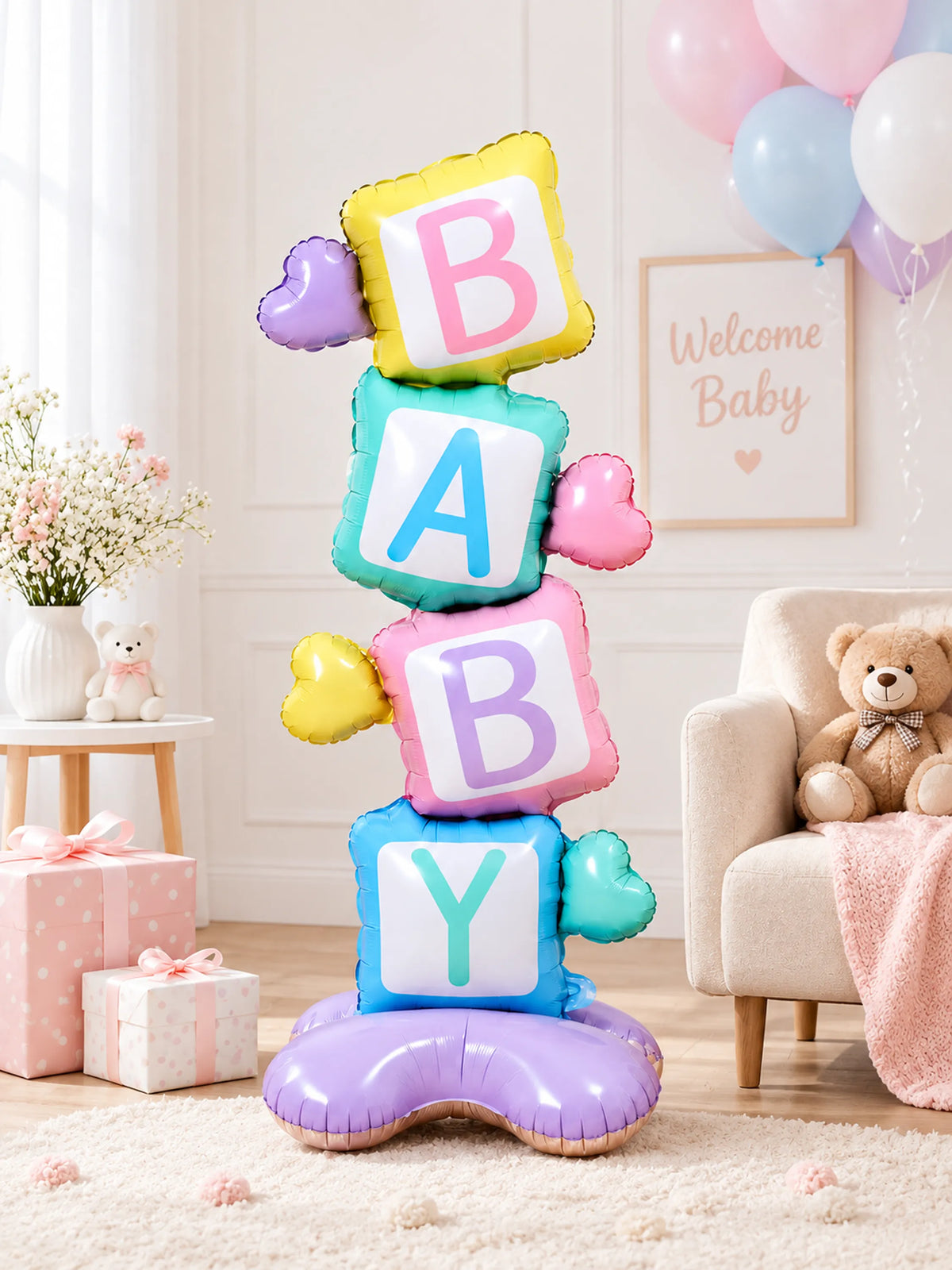 Baby ABC Alphabet Foil Balloon – Multicolor