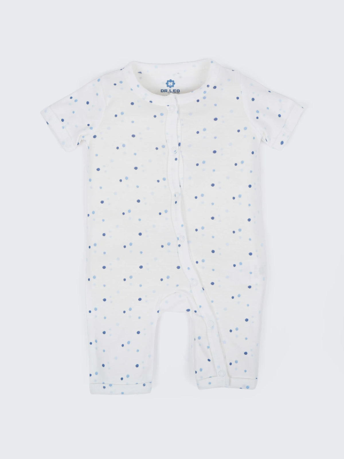 Unisex Baby Jumpsuit Dot Printed