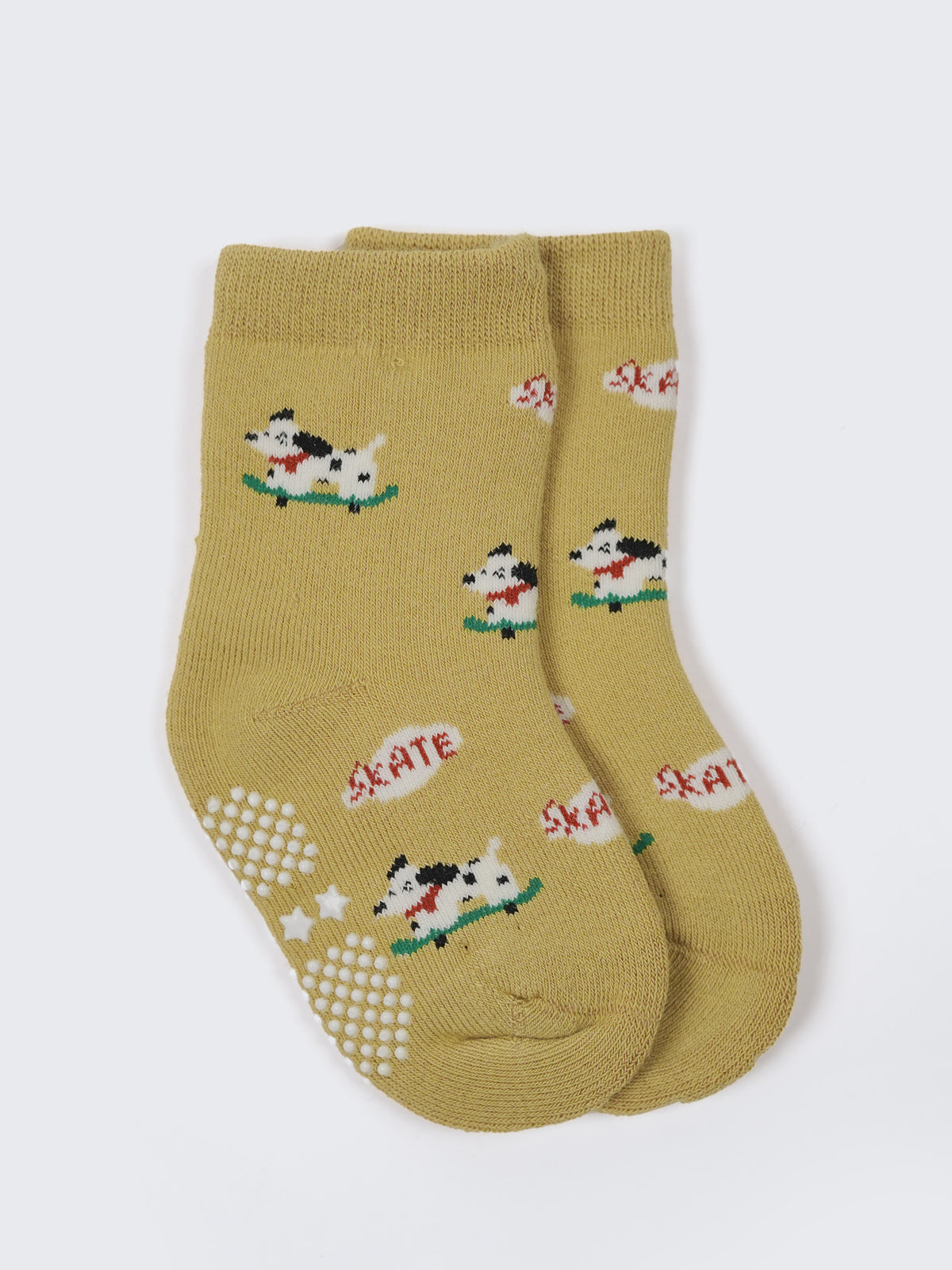 Kids Anti-Slip Cotton Socks – Pack of 2