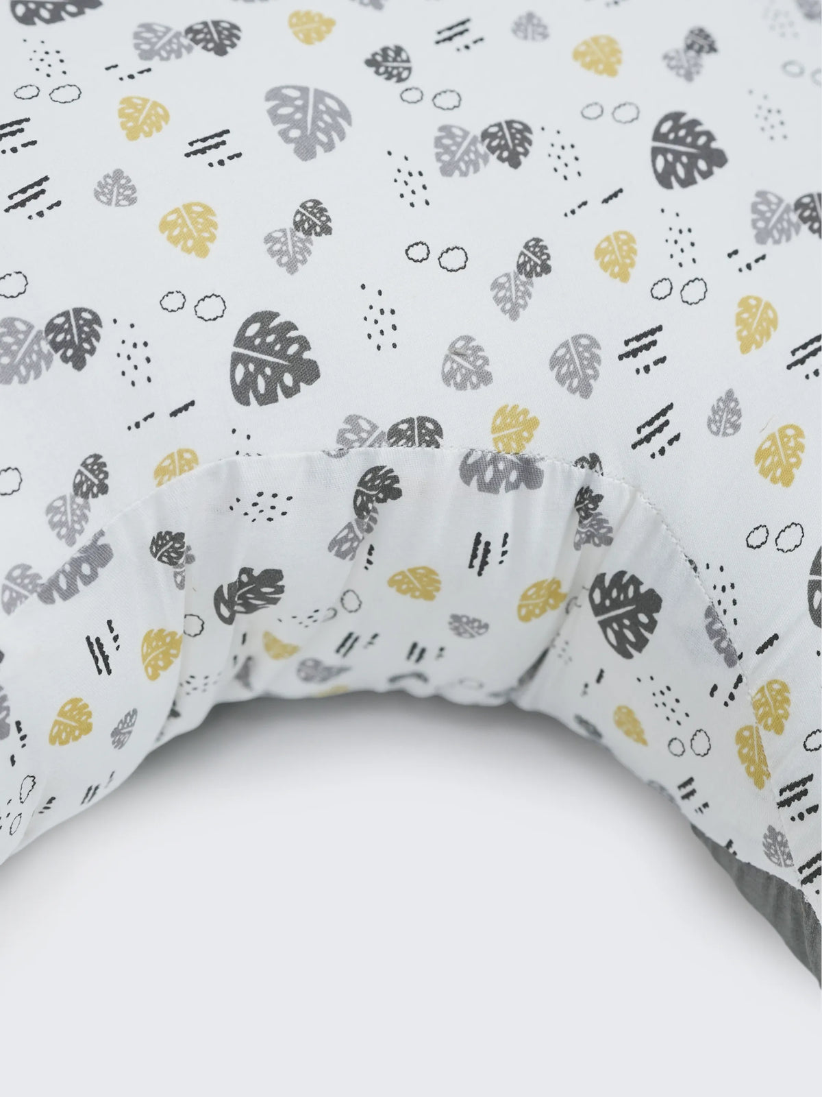 Baby Feeding Pillow - Grey & White