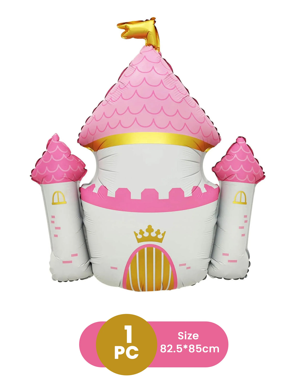 Princess Castle Foil Balloon – Pink