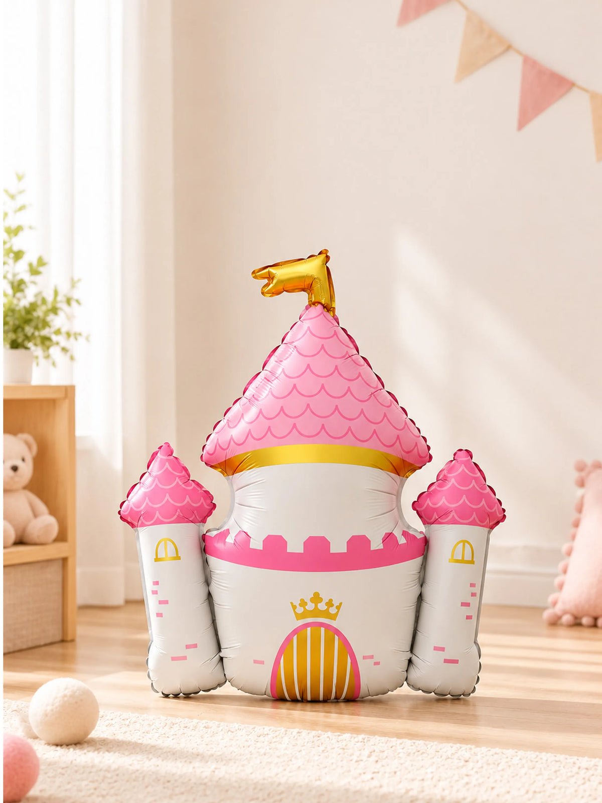 Princess Castle Foil Balloon – Pink