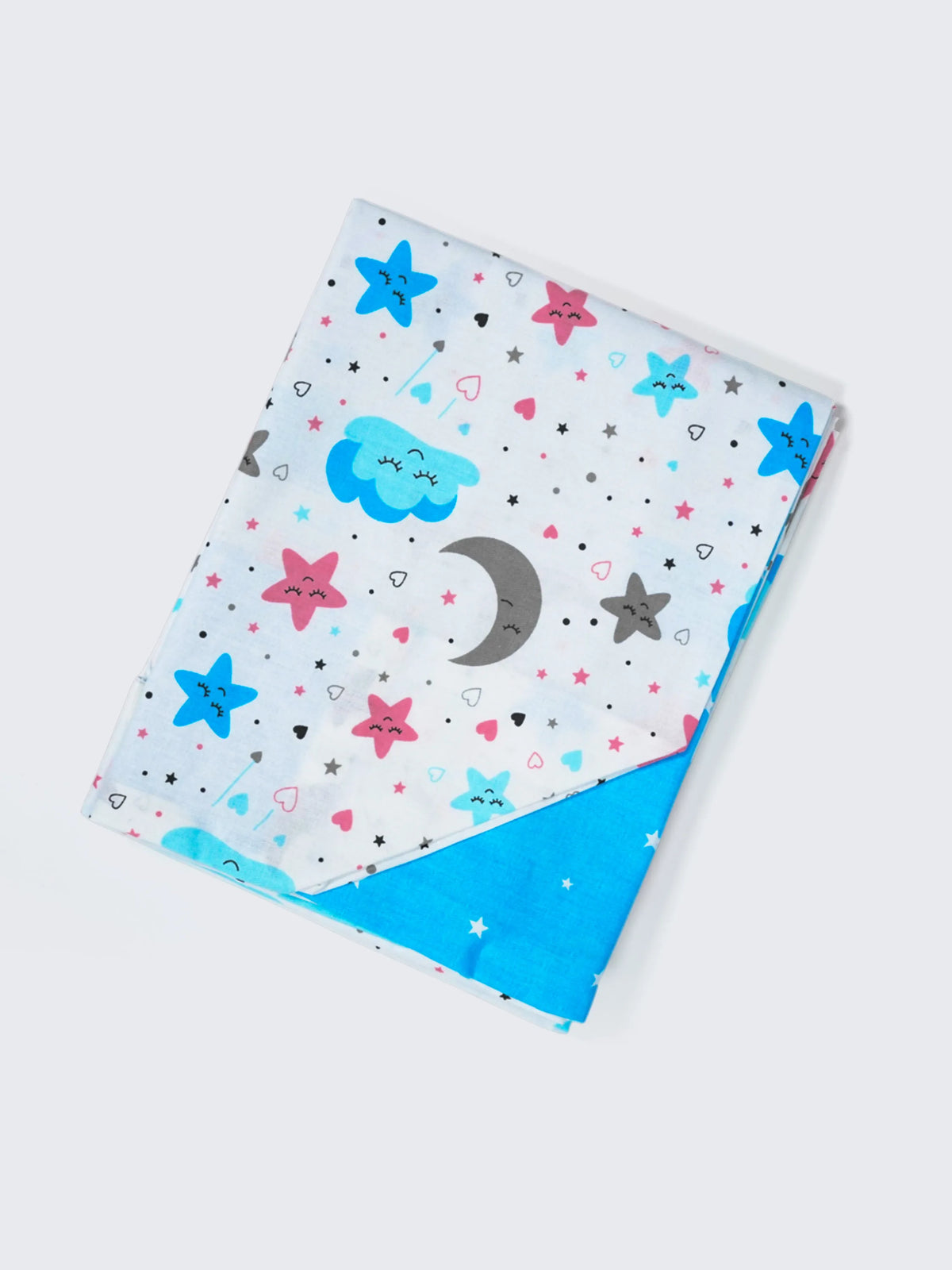 TSG Mix & Match Cotton Baby Thottil/Jhula/Cradle - Moon Star Cloud