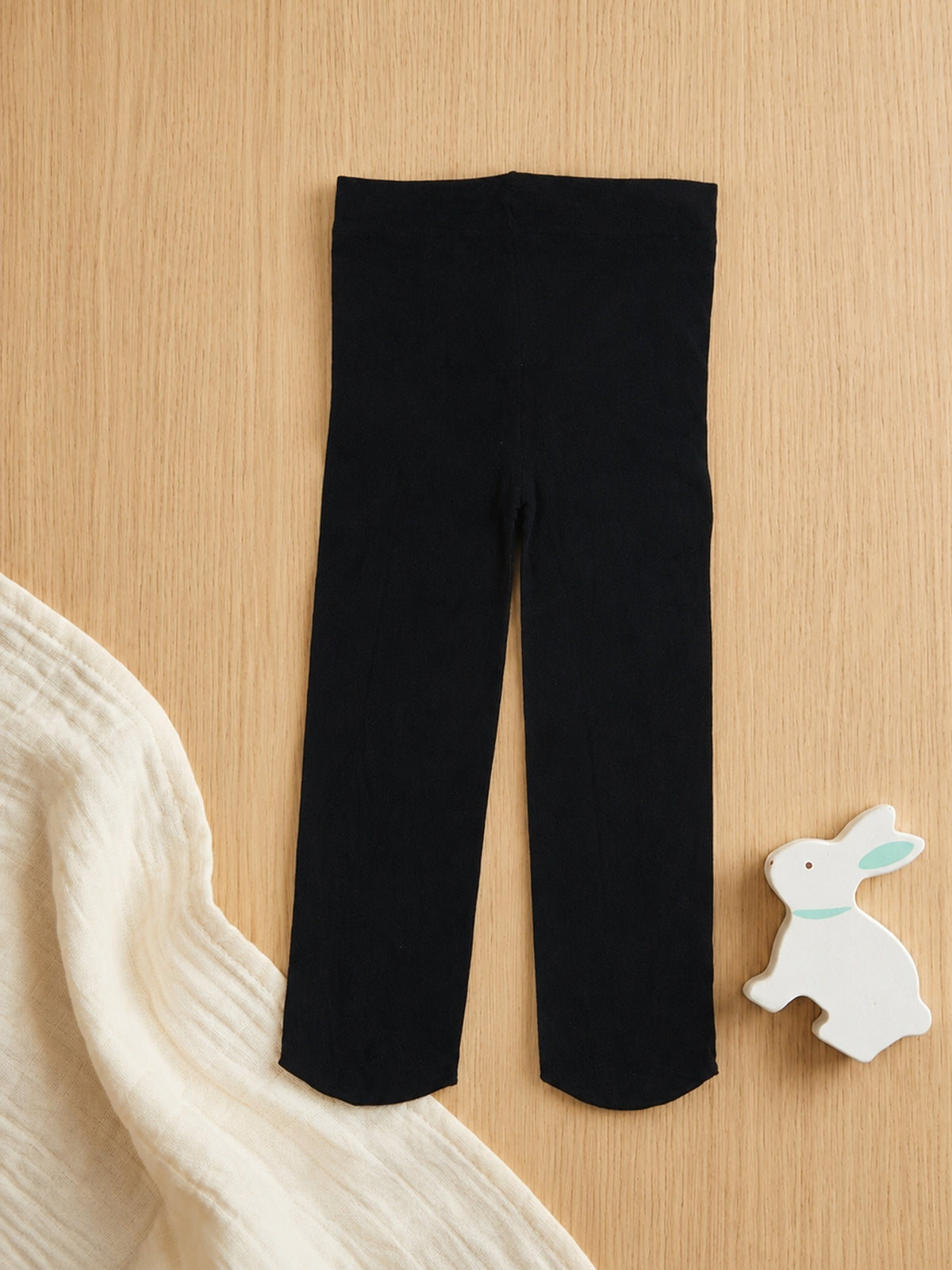 Baby Footed Tights-Black