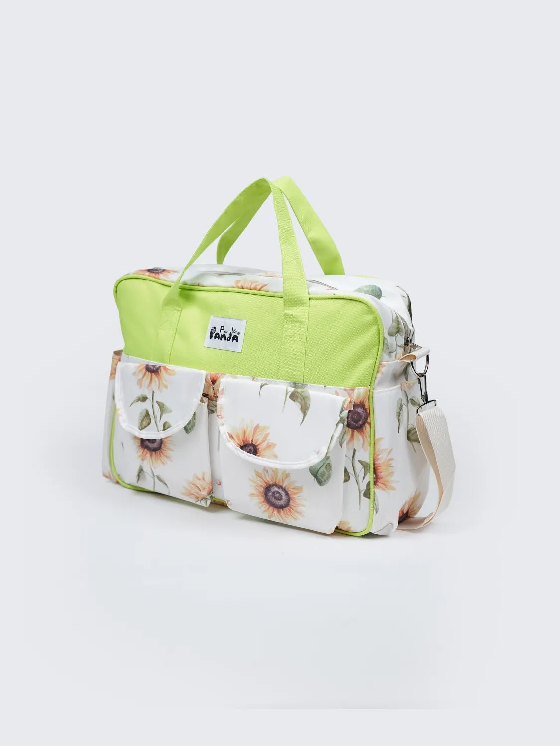 Sunflower Baby Diaper Bag & Changing Mat Set