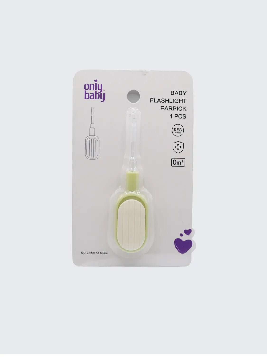LED Flashlight Ear Pick for Babies & Kids – BPA Free Ear Cleaning Tool