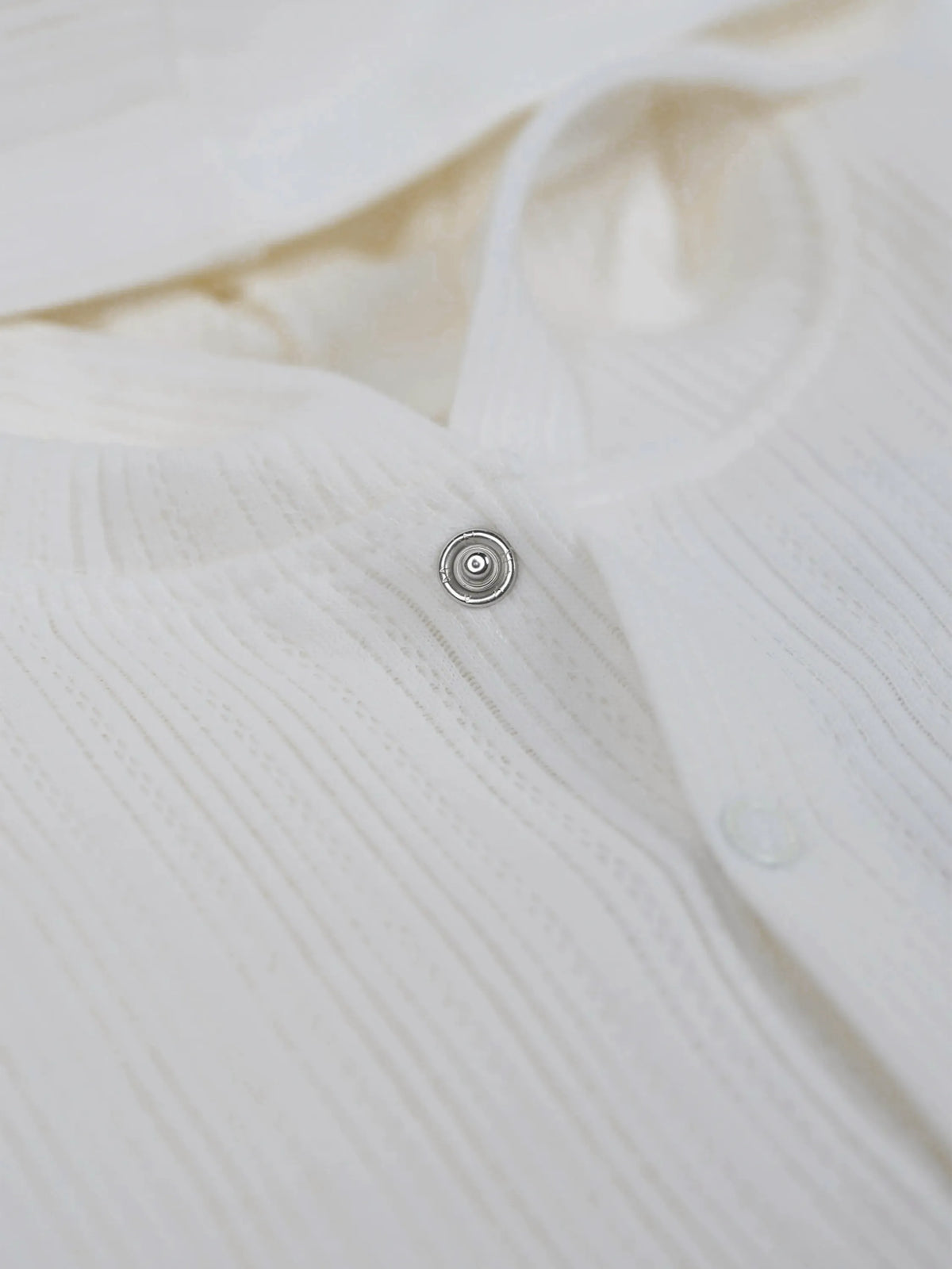 Unisex Baby Hooded Sleepsuit - White