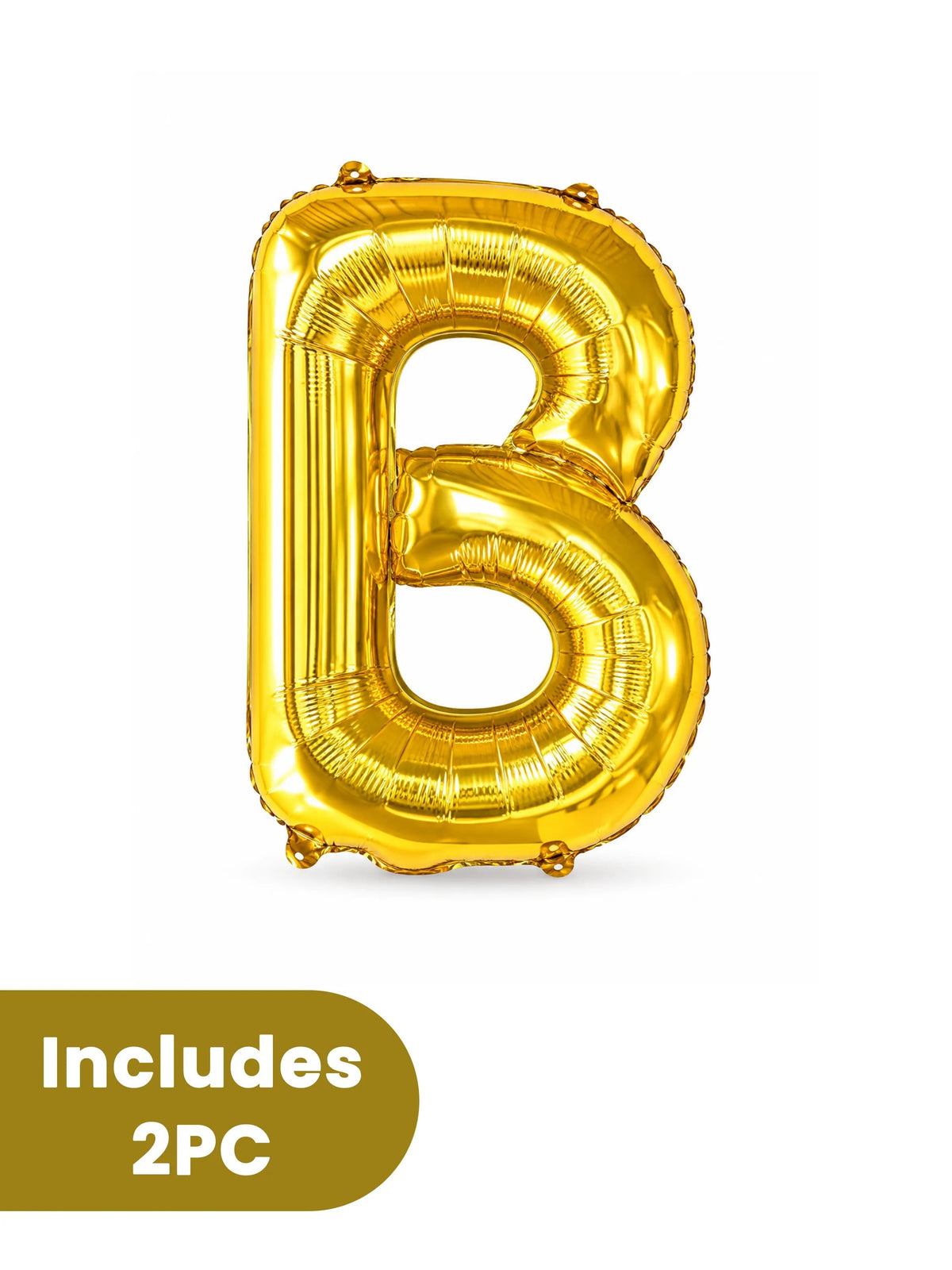 "Oh Baby" Foil Balloon Decoration Set – Gold (12 Pcs)