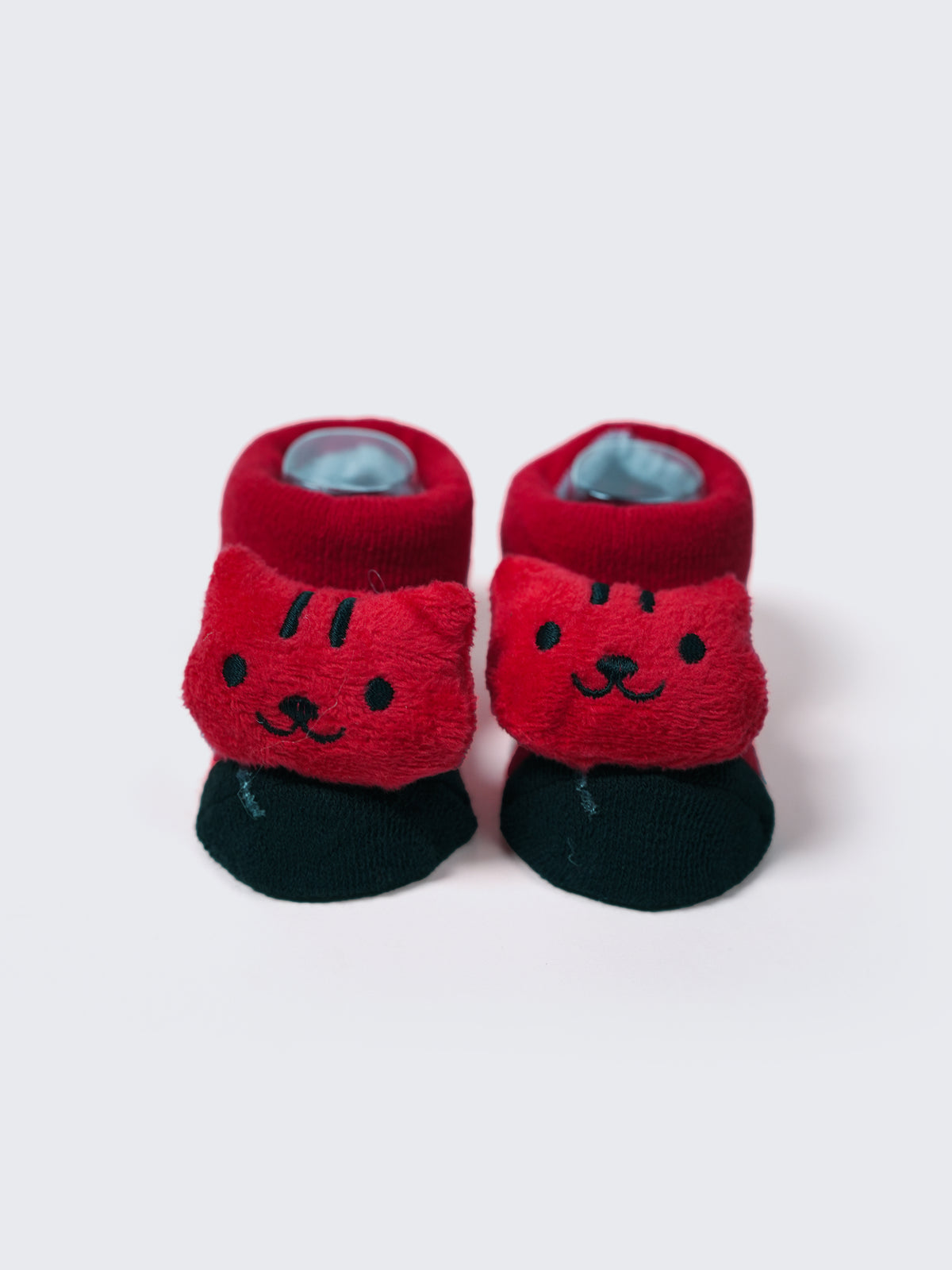 Baby Plush Rattle Socks Teddy Bear Design