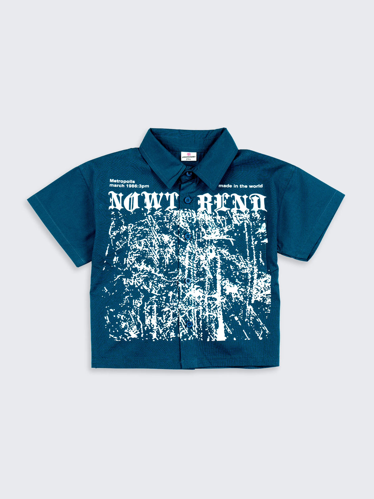 Boys Graphic Collared Shirt – NOW TREND Print