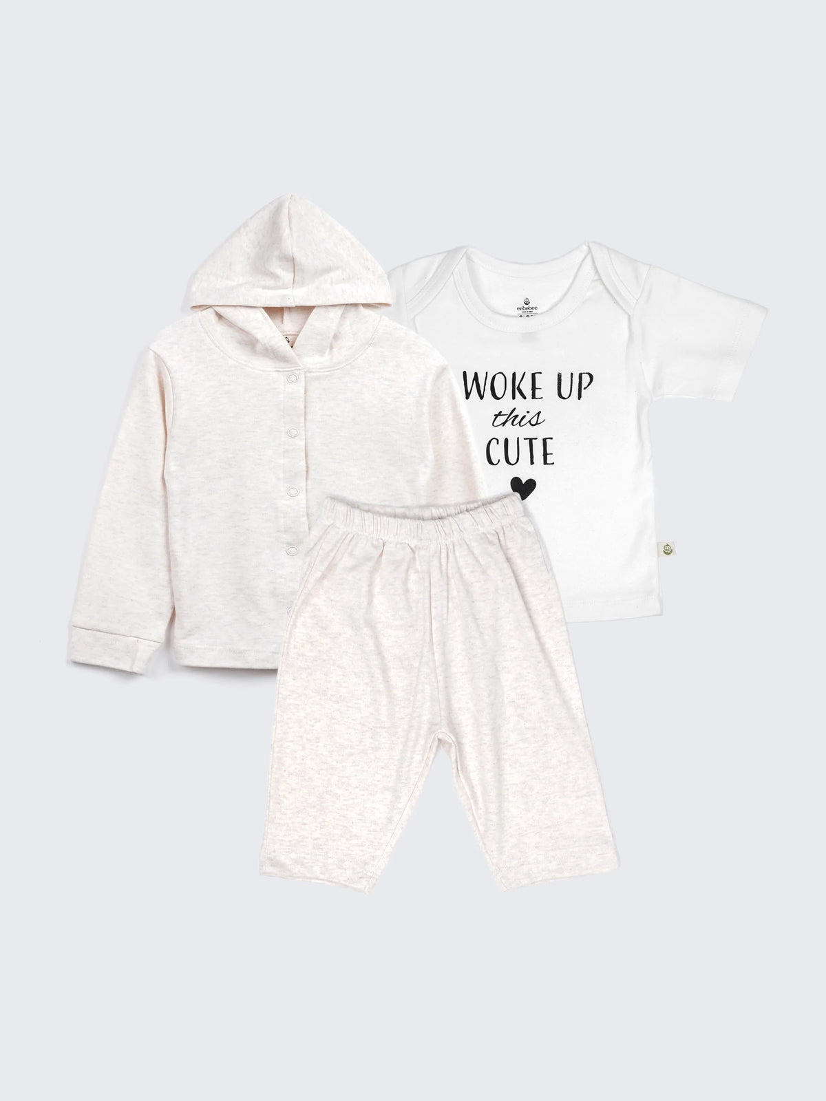 I Woke Up This Cute 3-Piece Baby Clothing Set