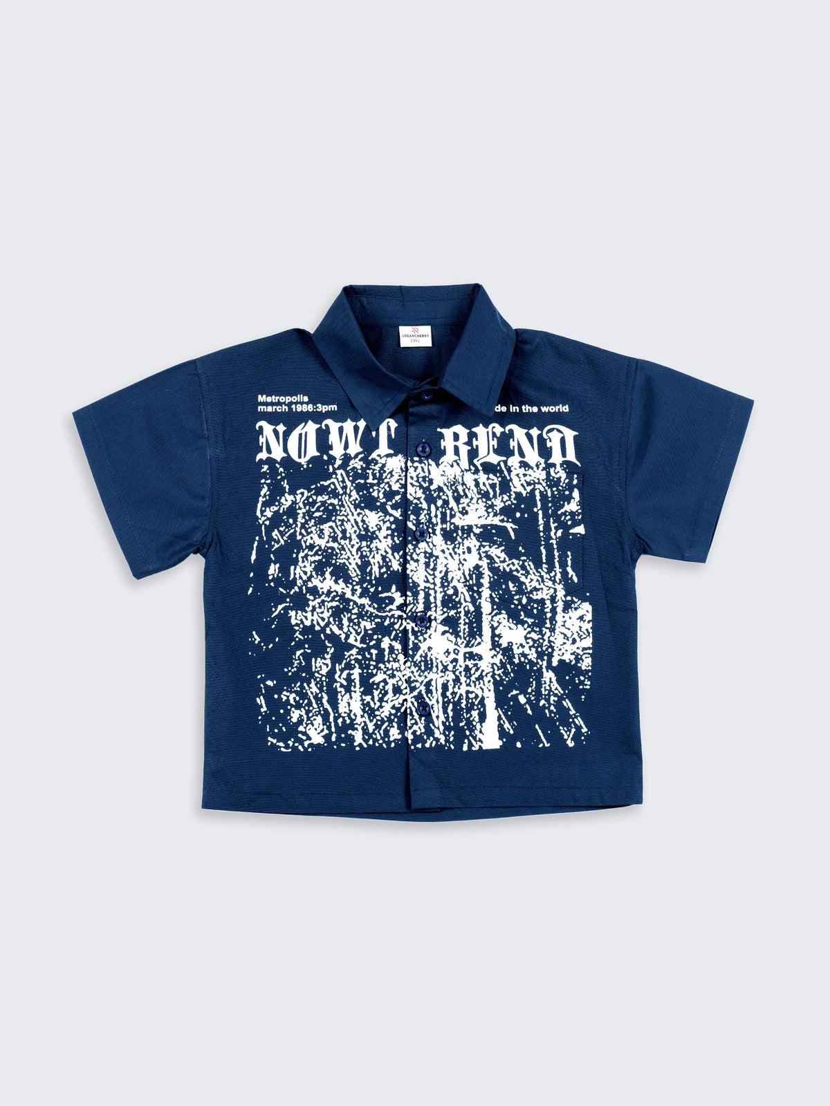Boys Graphic Collared Shirt – NOW TREND Print
